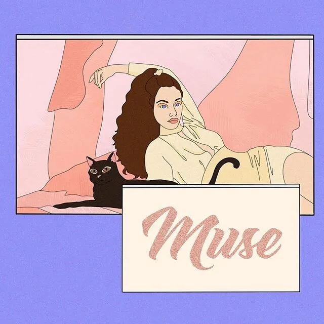 In case you missed it, I made the art for @maryzemusic &lsquo;s new single &amp; #facefilter Muse 💜She just released a beautiful new video for it too ~ check it out 🤍
*
*
*
#montrealartist #maryse #muse #facefilters #illustrations #womenwithpencils