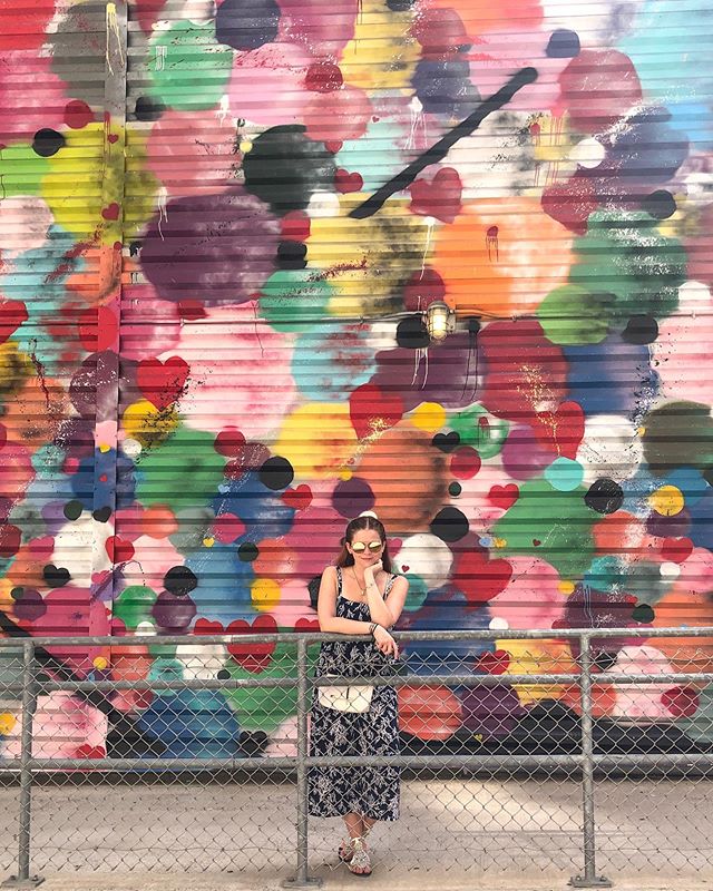 | My favorite color is YOU &hearts;️ - Colorful Monday Vibes to start an amazing week! ✨ | .
.
.
#danielafz #travel #nyc #color #financialdistrict #streetart
