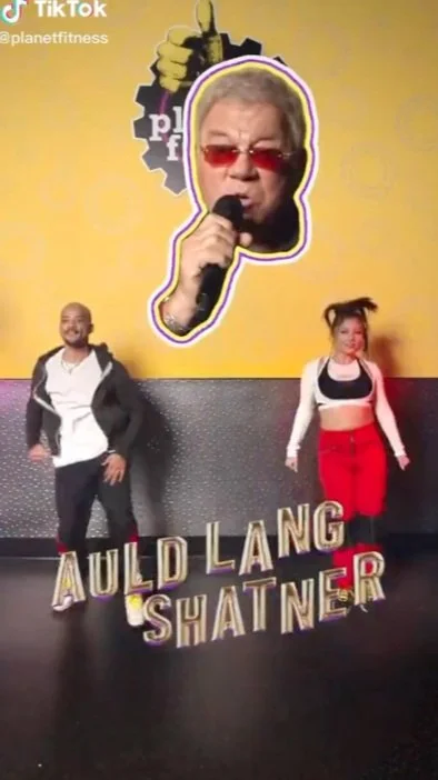 Planet Fitness Auld Lang Shatner