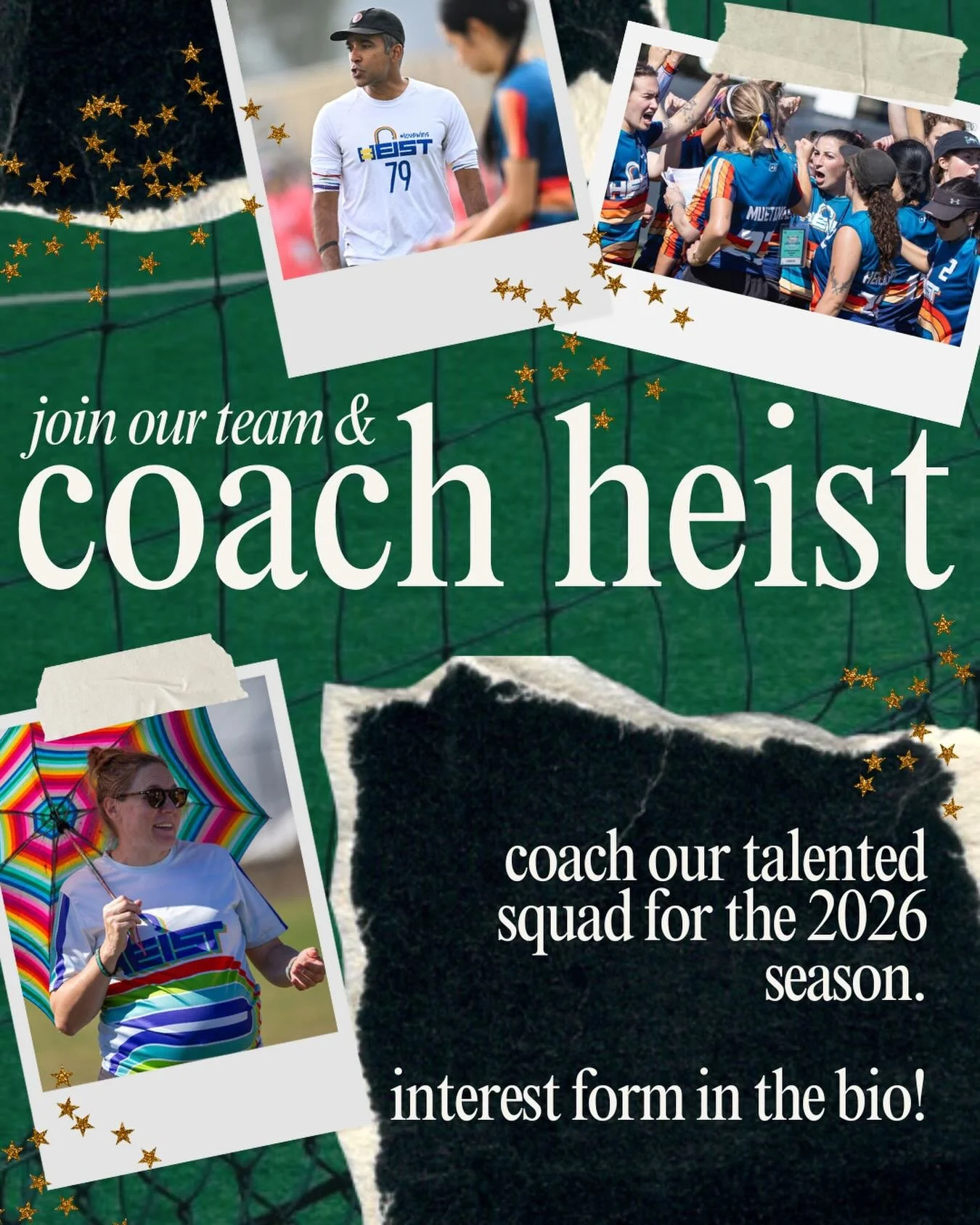 Since everyone decided to have babies, we are looking coaches. Fill out the form in the bio🤪