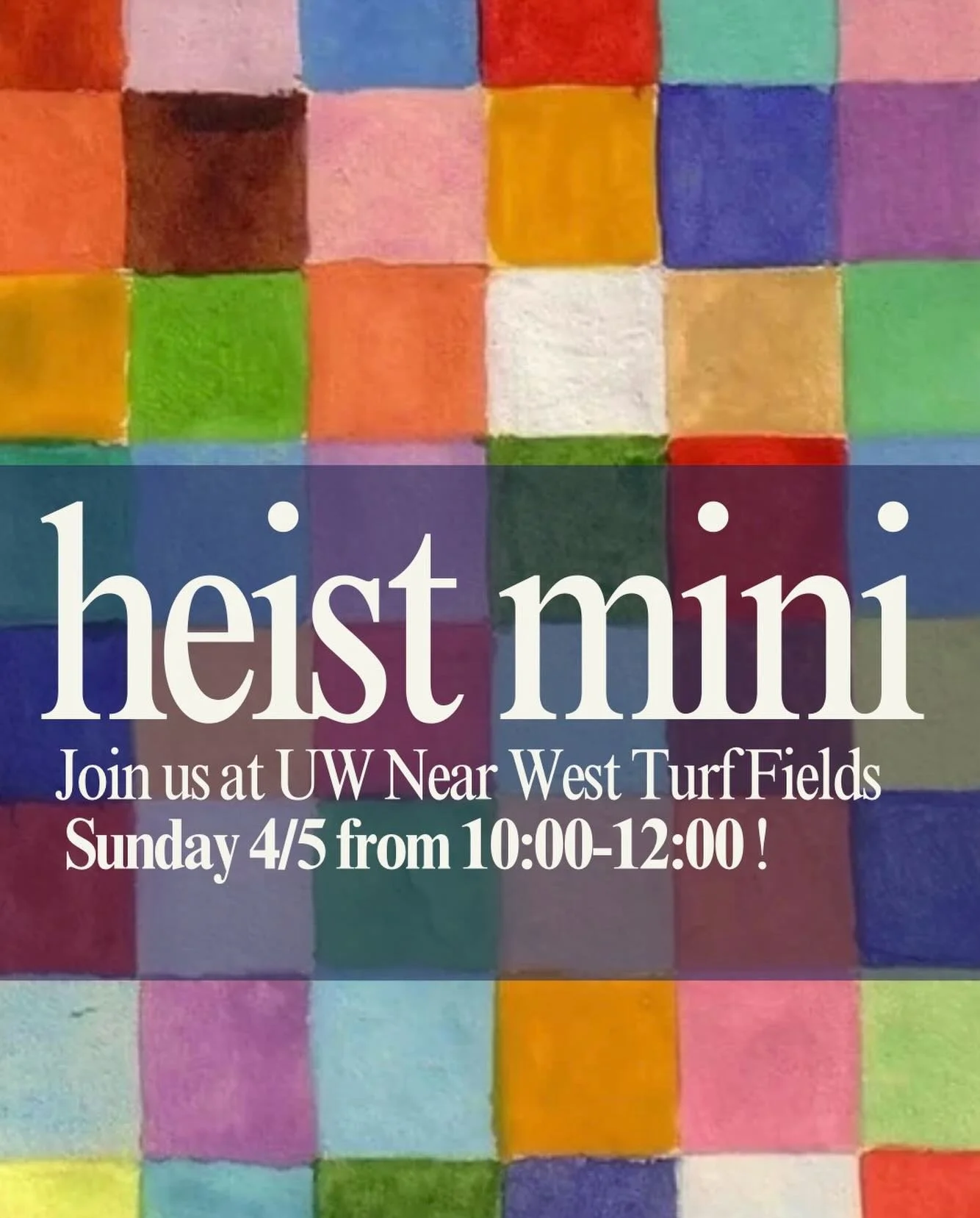Morning mini tomorrow!!