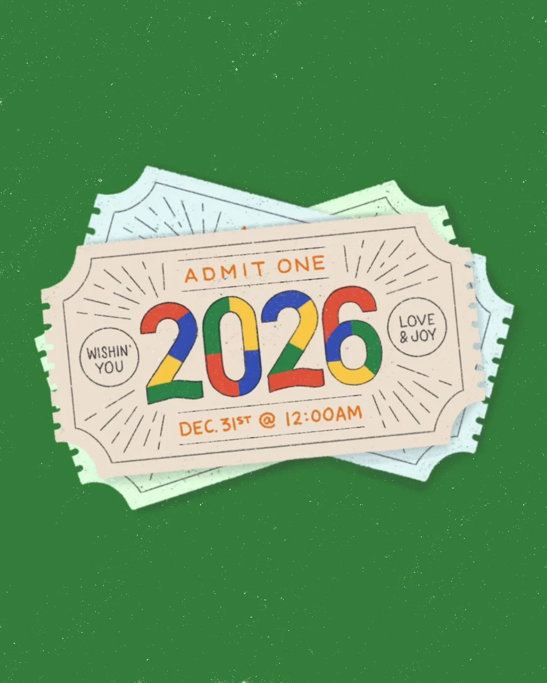 One ticket to 2026, please! 

2025 was a roller coaster, but I am so grateful for all the challenges, lessons, and growth it brought. Some highlights include fun projects with great clients✏️, board game nights🎲, being more active both outdoors and 