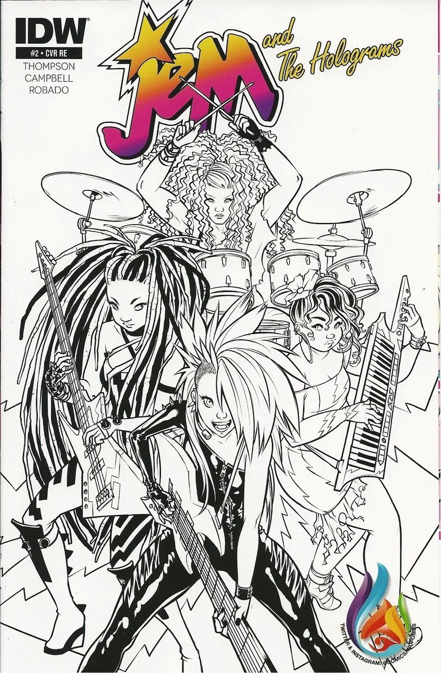 Jem 2 Campbell B&W Comics & Ponies Variant.jpg