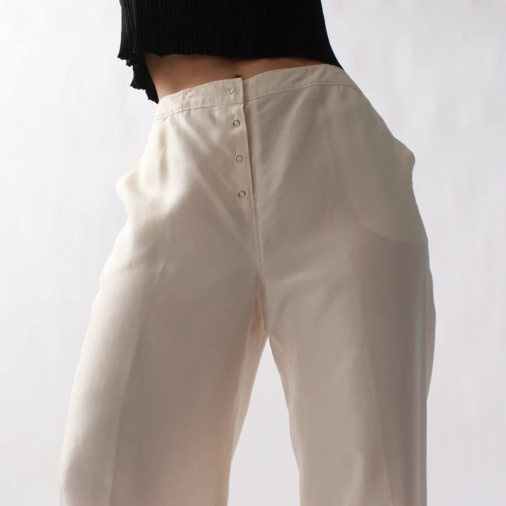 ジョルジオアルマーニ Giorgio Armani Silk Trousers Giorgio Armani Classic Silk Trousers | Neiman Marcus