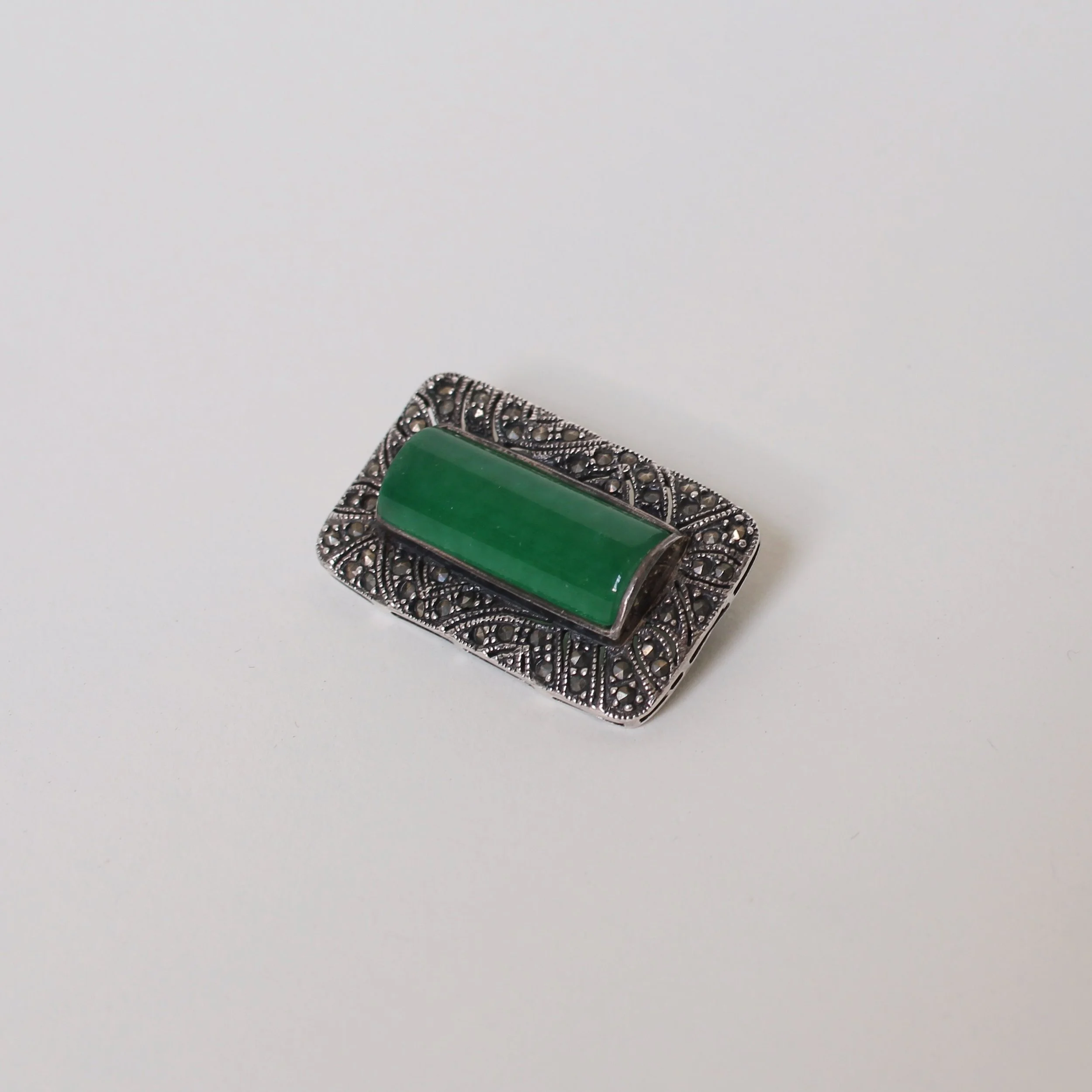 Vintage Art Deco Sterling Silver Brooch
