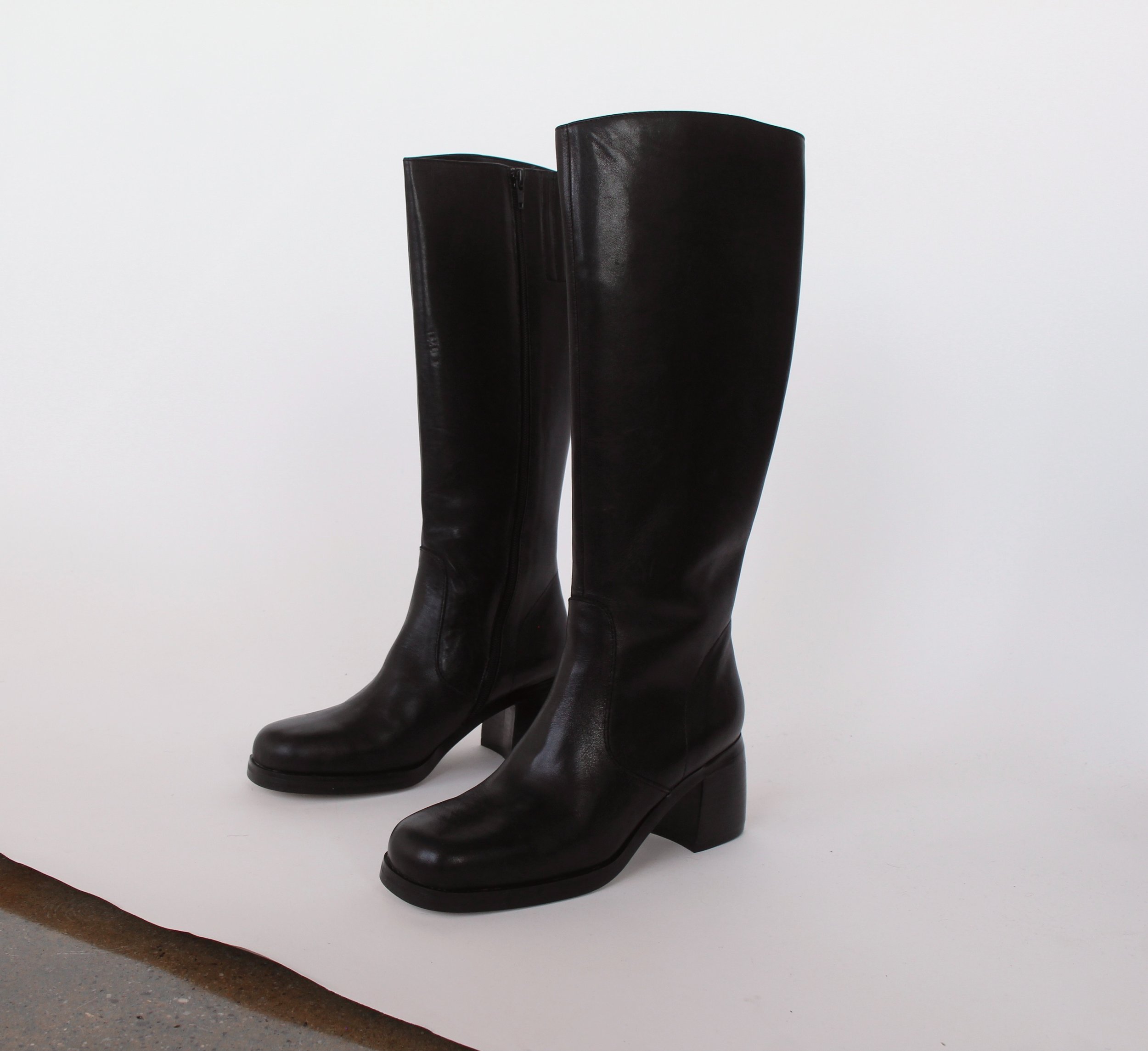 90s Leather Boots — Wornable