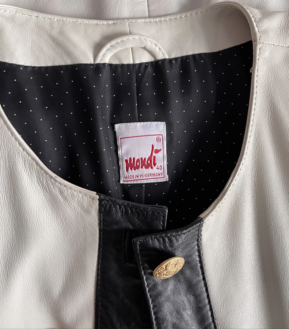 Vintage Mondi Leather Coat — Wornable