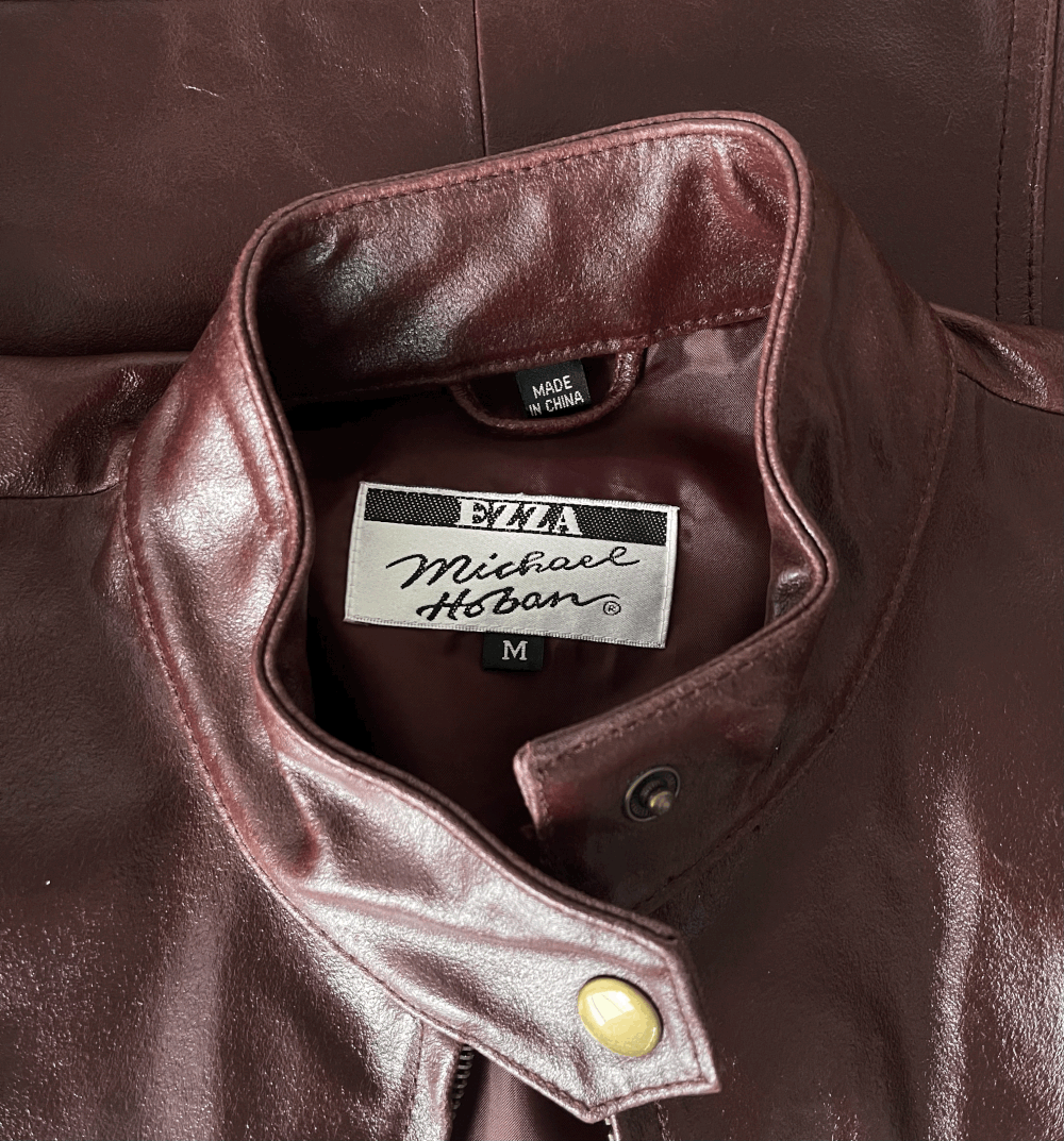 90s Michael Hoban Leather Jacket — Wornable