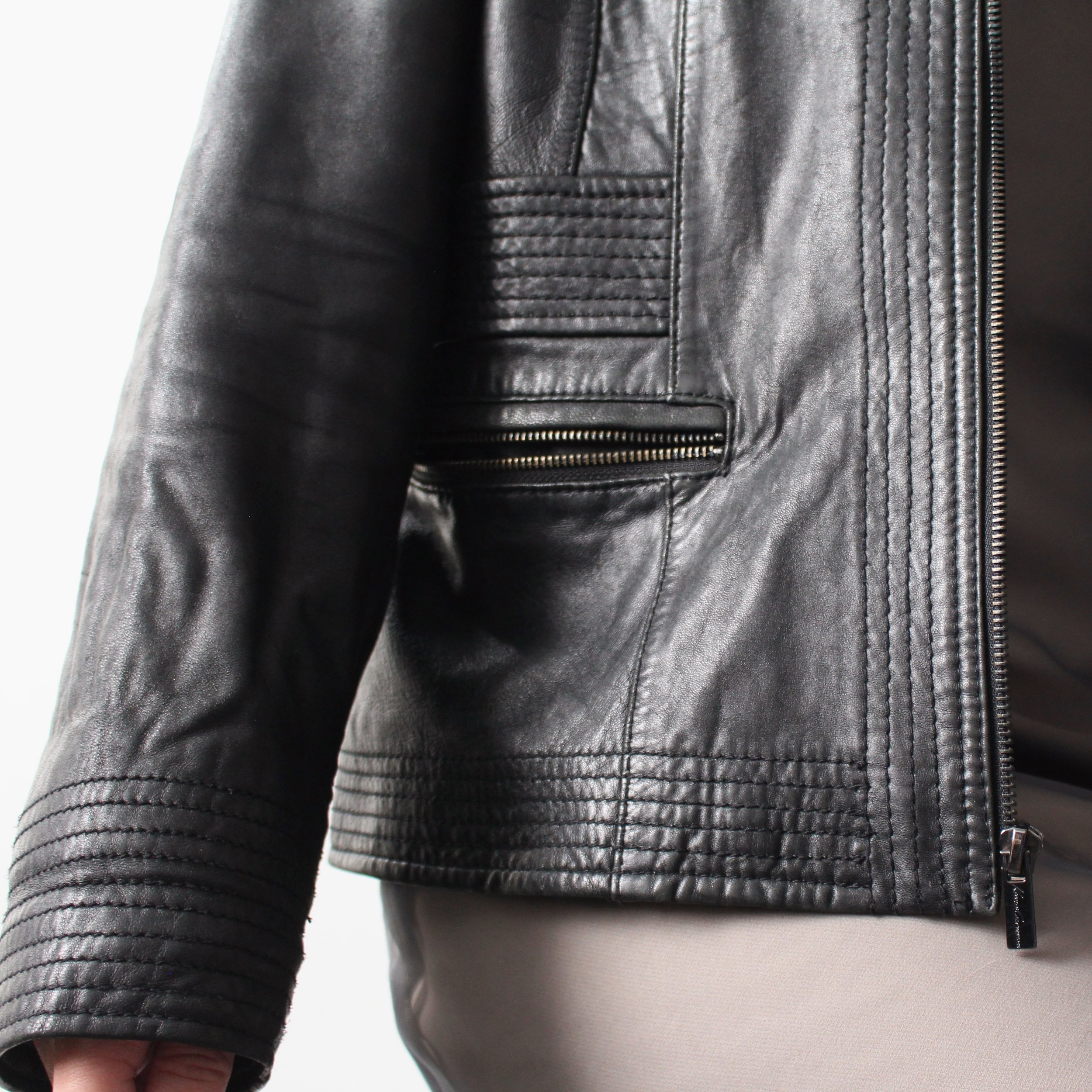 90s Buttery Leather Jacket — Wornable