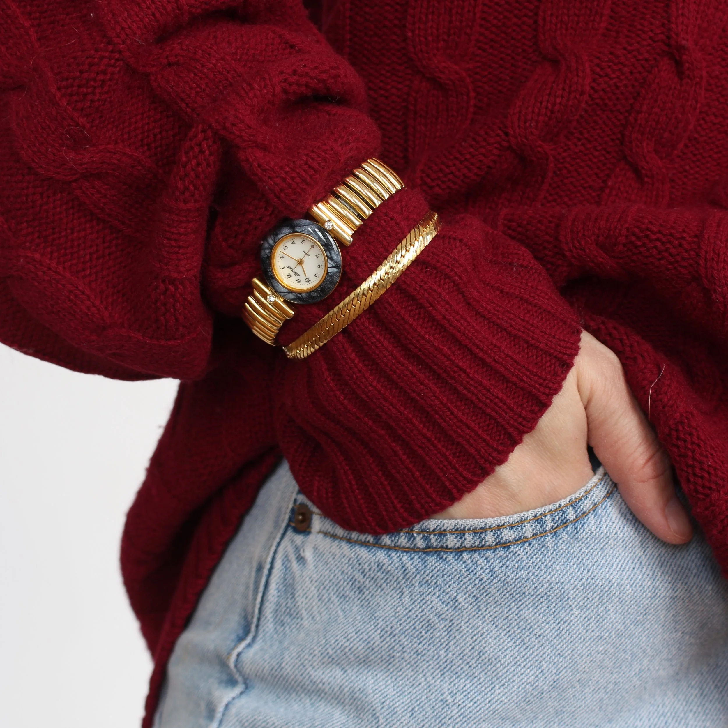 Vintage Antipodes Marbled Bezel Watch