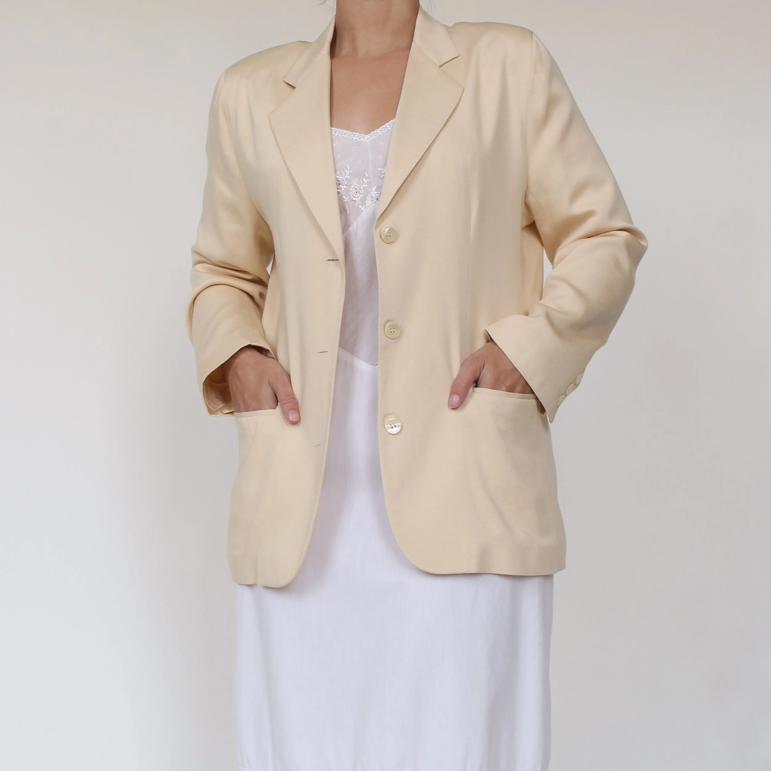 Vintage Breezy French Vanilla Jacket