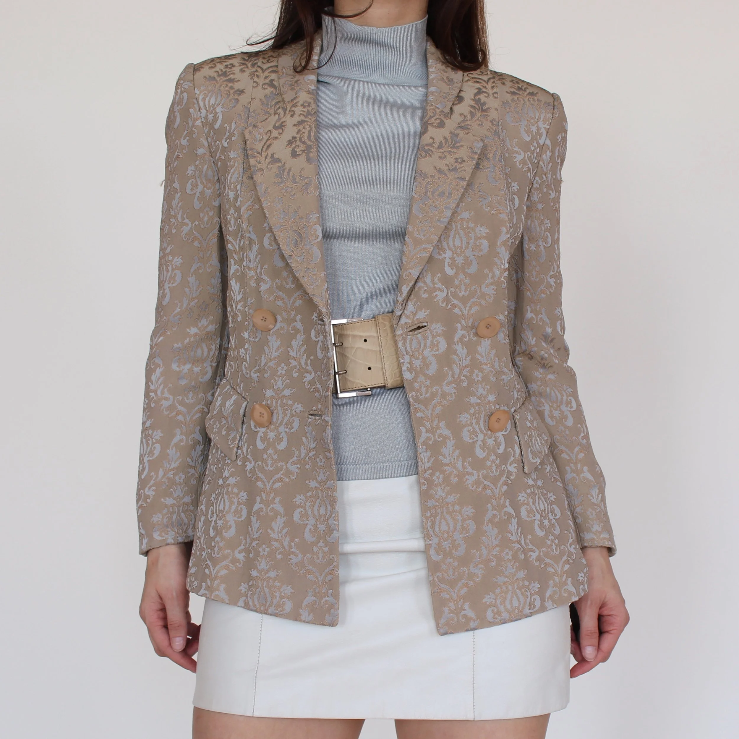 Vintage Vicente Romeo Damask Blazer