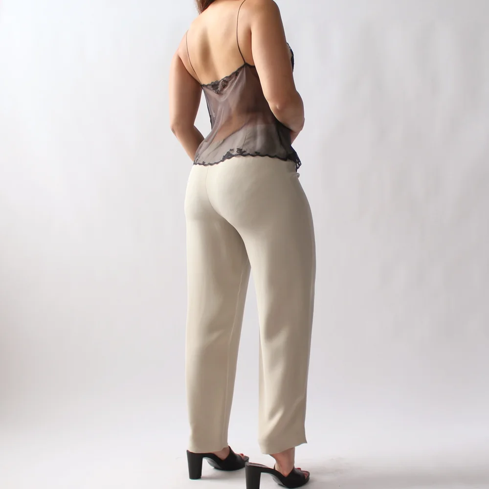 VIP【関税送料無料】希少 Giorgio Armani Silk Trousers Vintage Giorgio Armani Silk Pants - W30 — Wornable
