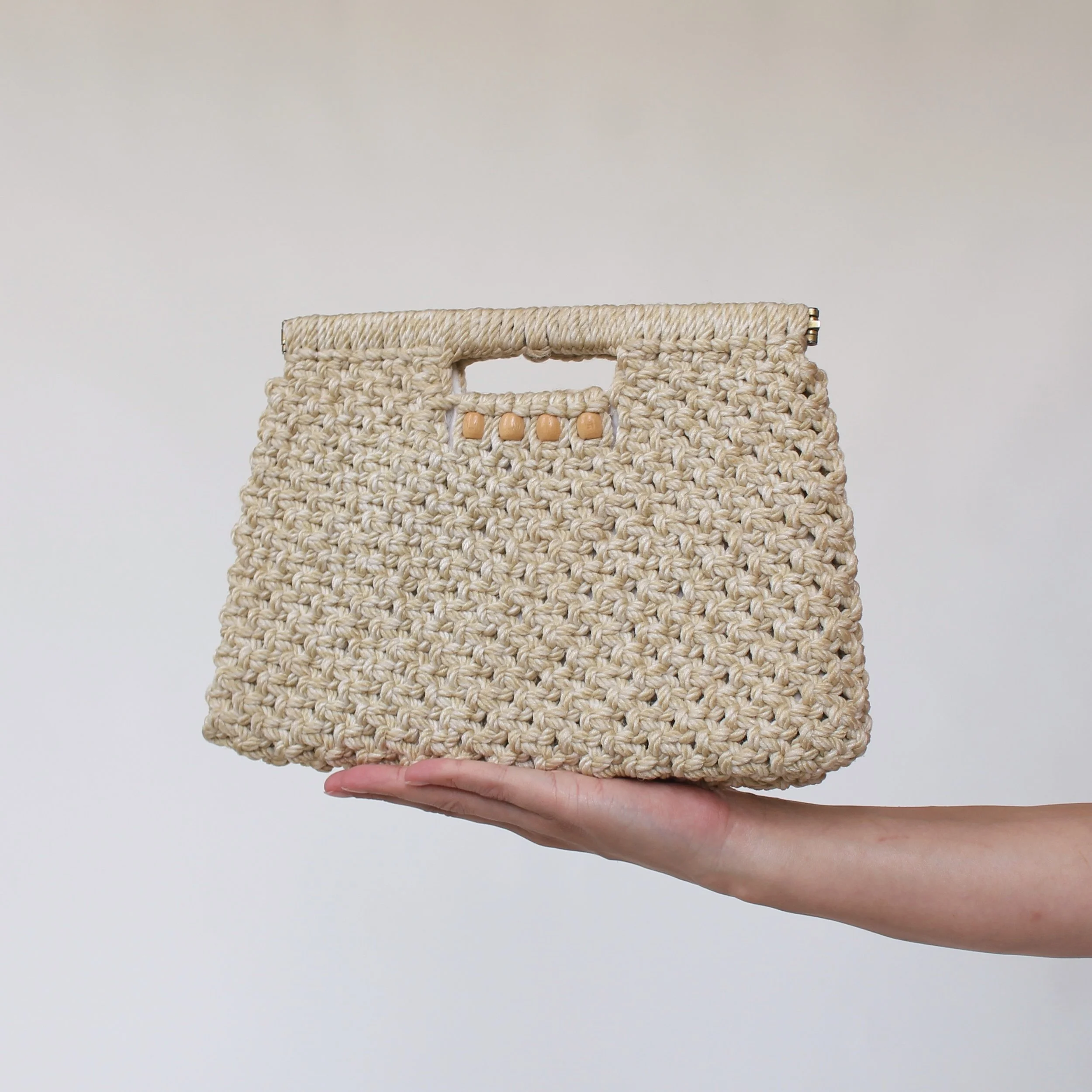 Vintage Woven Cord Resort Bag
