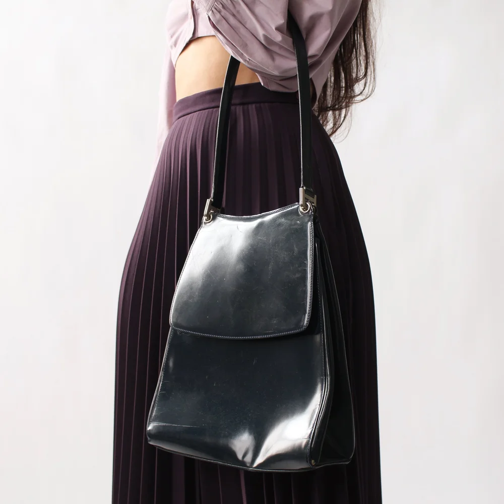 Vintage Bally Patent Leather Bag — Wornable