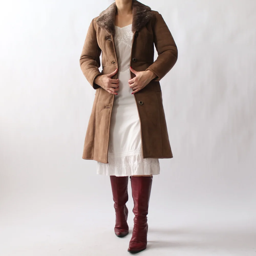 Vintage Morlands Shearling Coat — Wornable