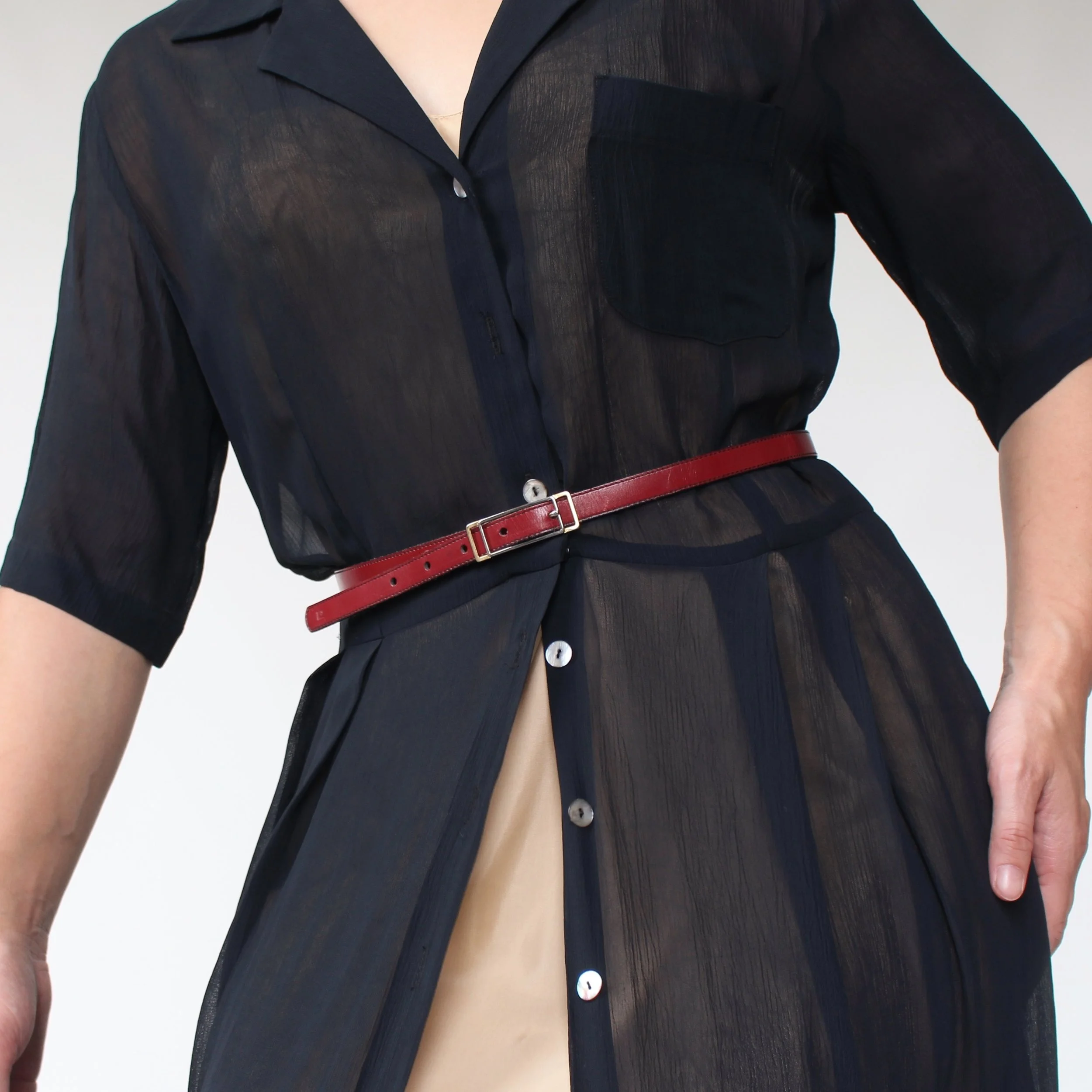 Vintage Pierre Cardin Leather Belt