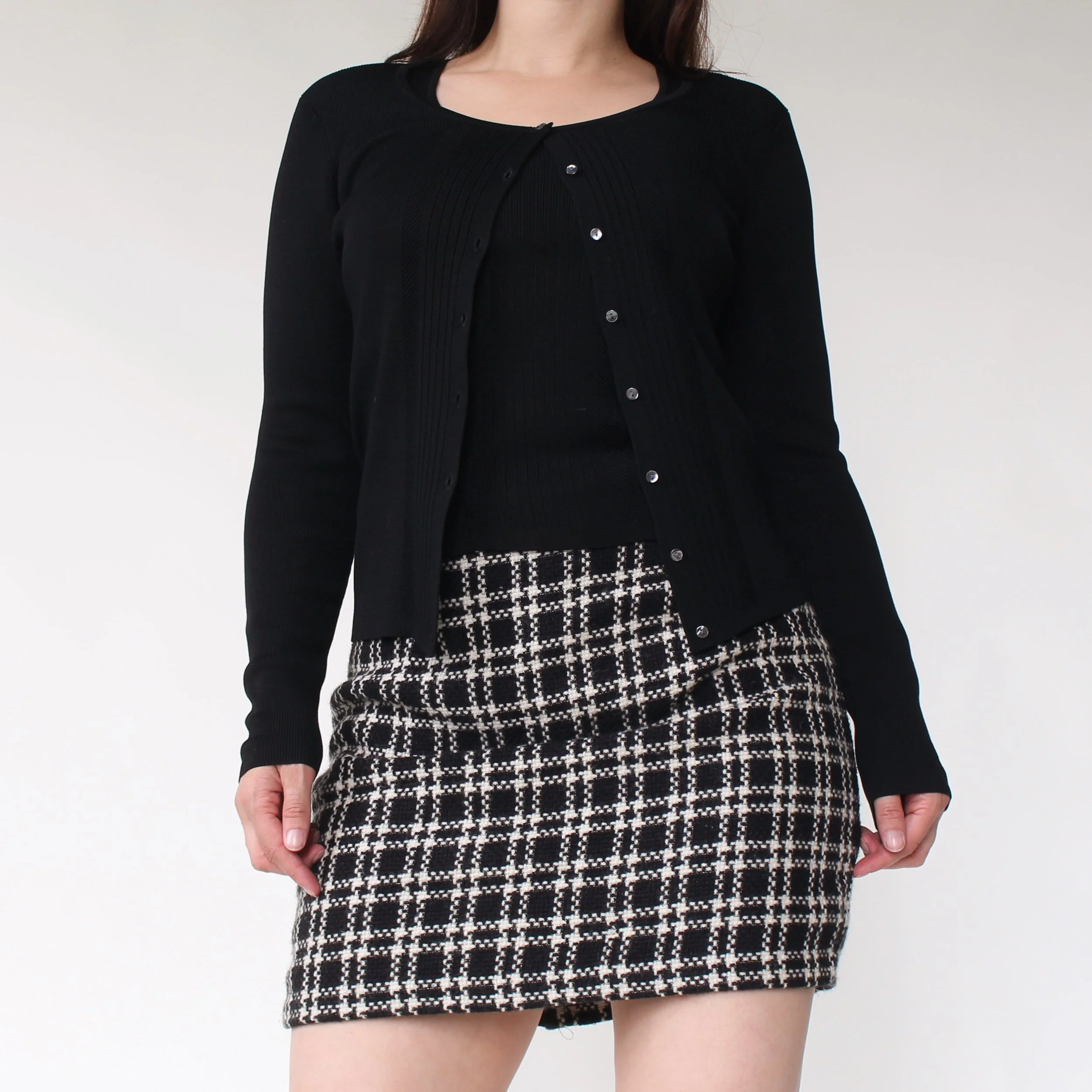 90s Knit Silk Twin Set