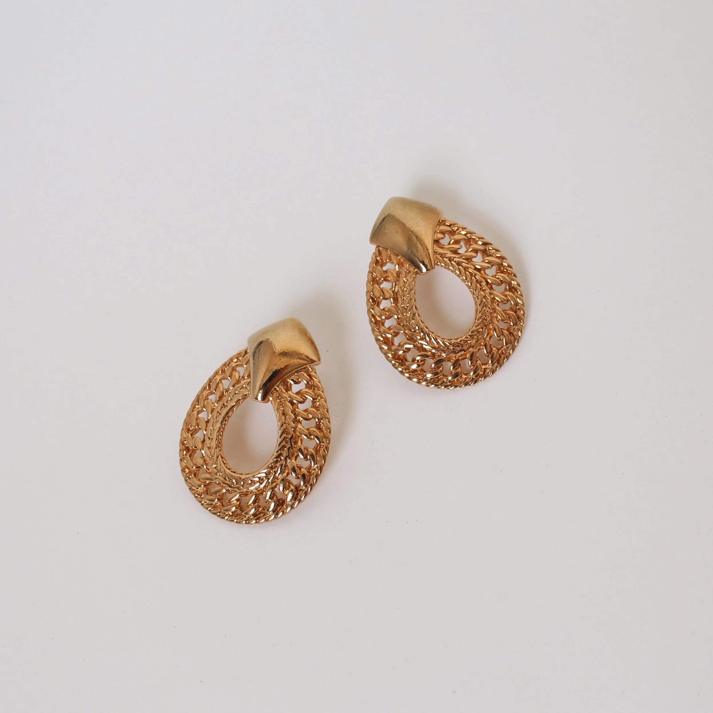 Vintage Avon Oversized Teardrop Earrings