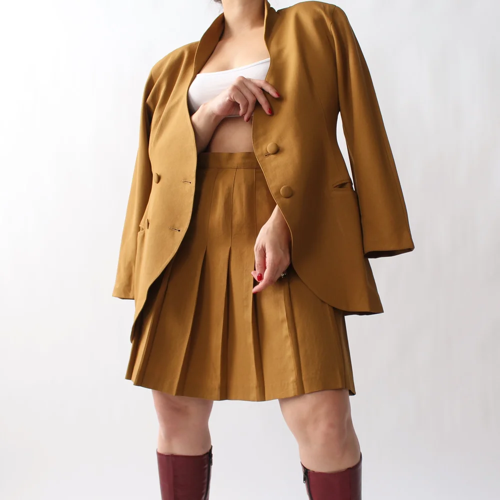 80s Embellished Skirt Suit - W28 — Wornable