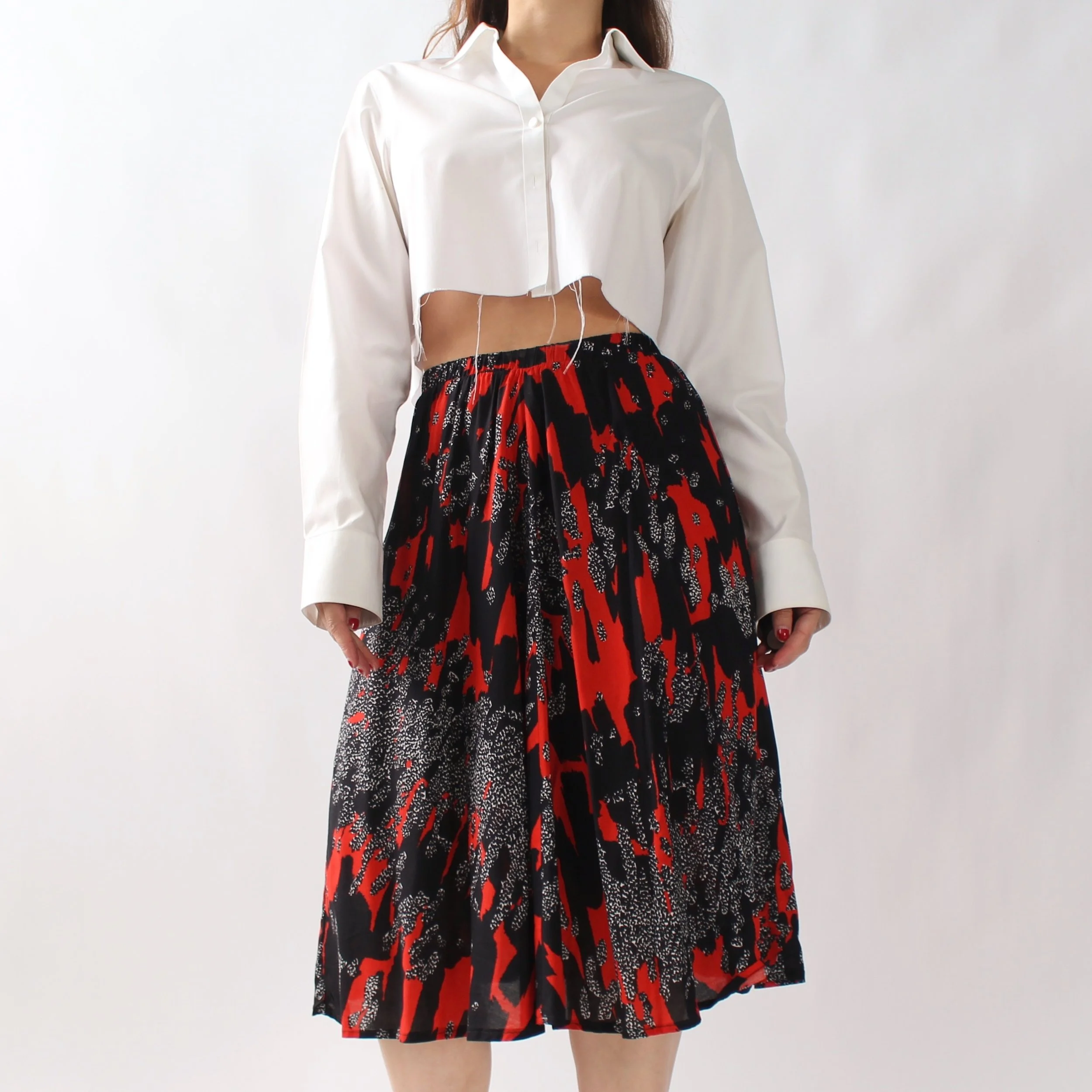 Vintage Versus Versace Fuzzy Skirt - W25 — Wornable