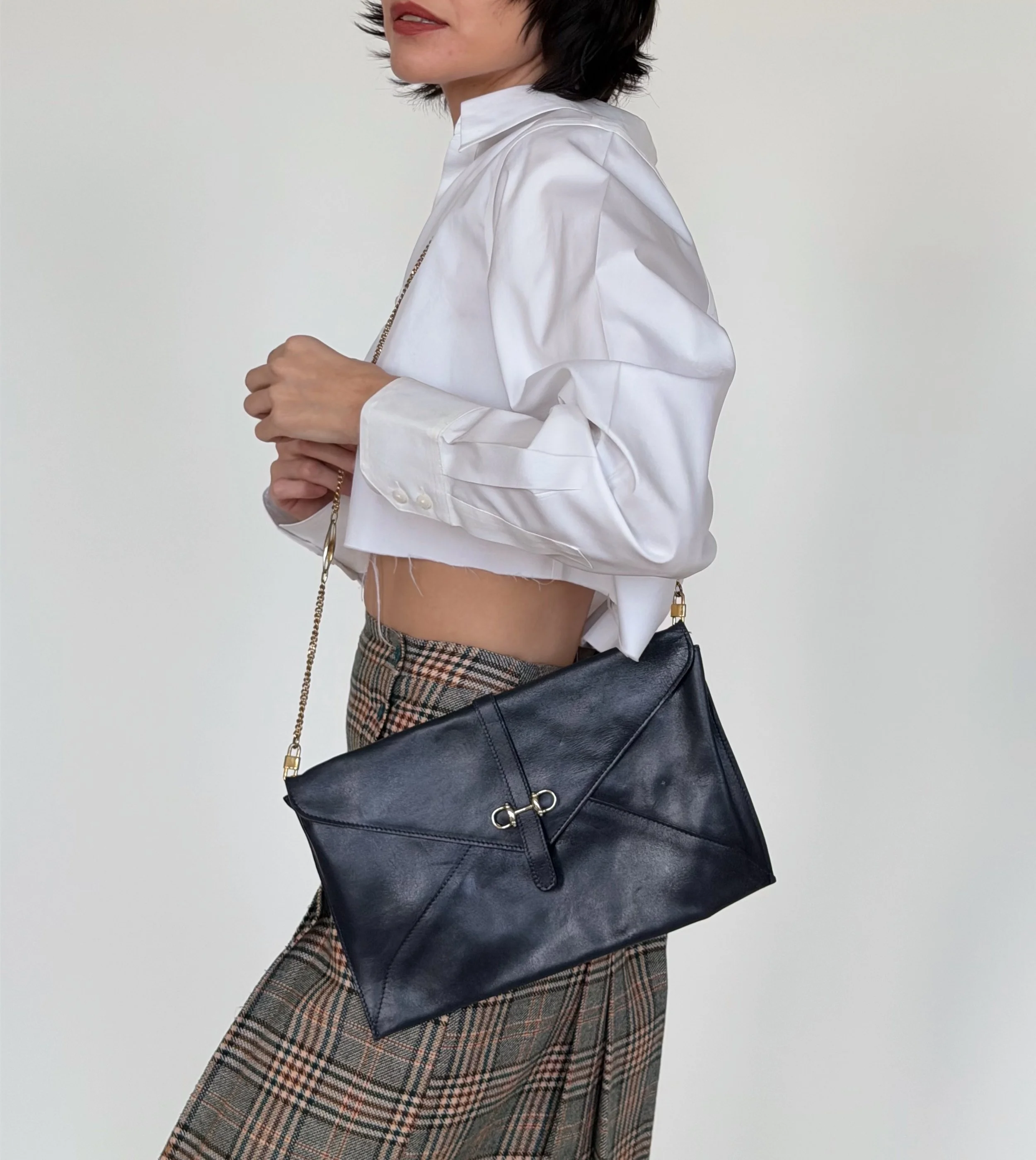 Vintage Midnight Chain Strap Bag