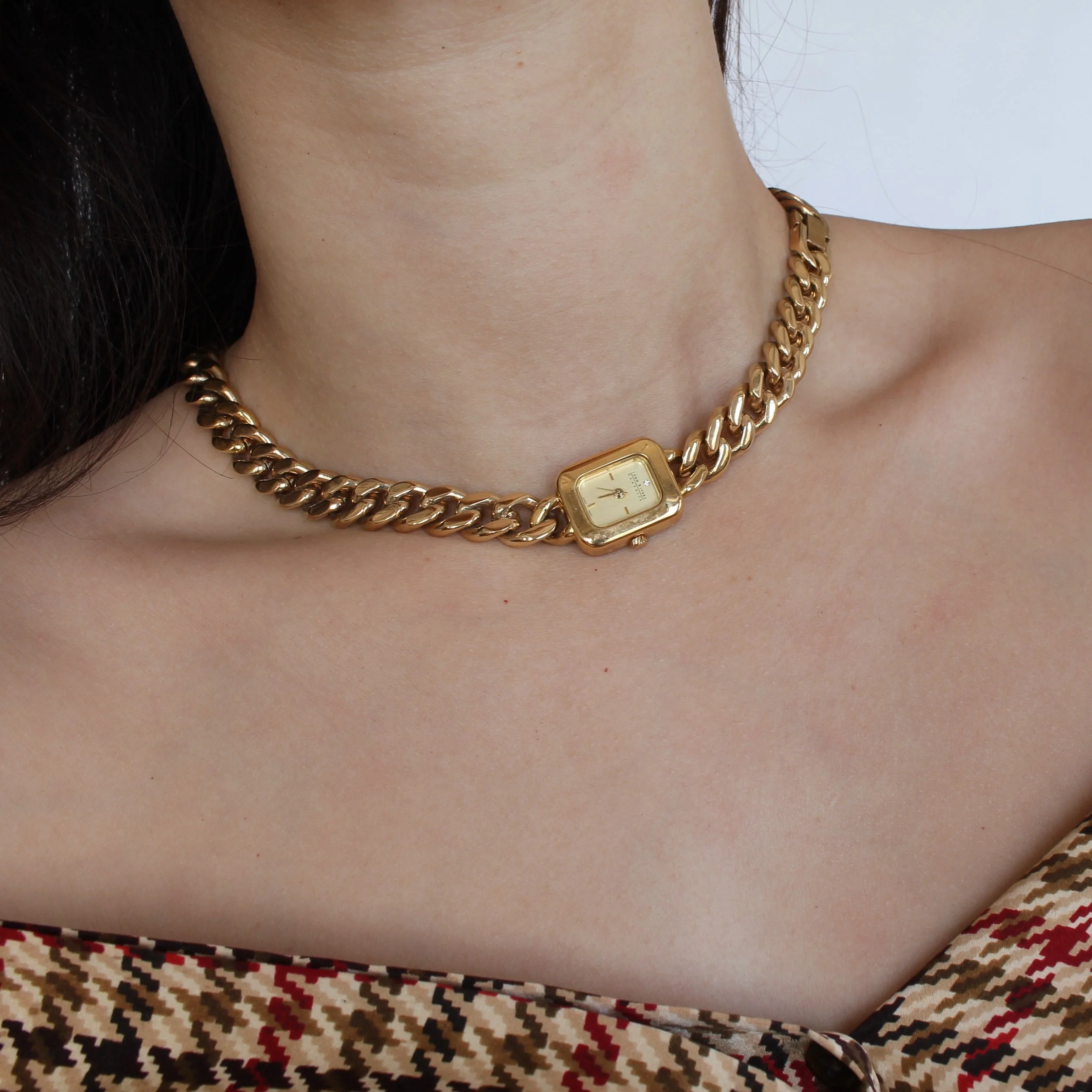 Vintage Joan Rivers Timepiece Choker