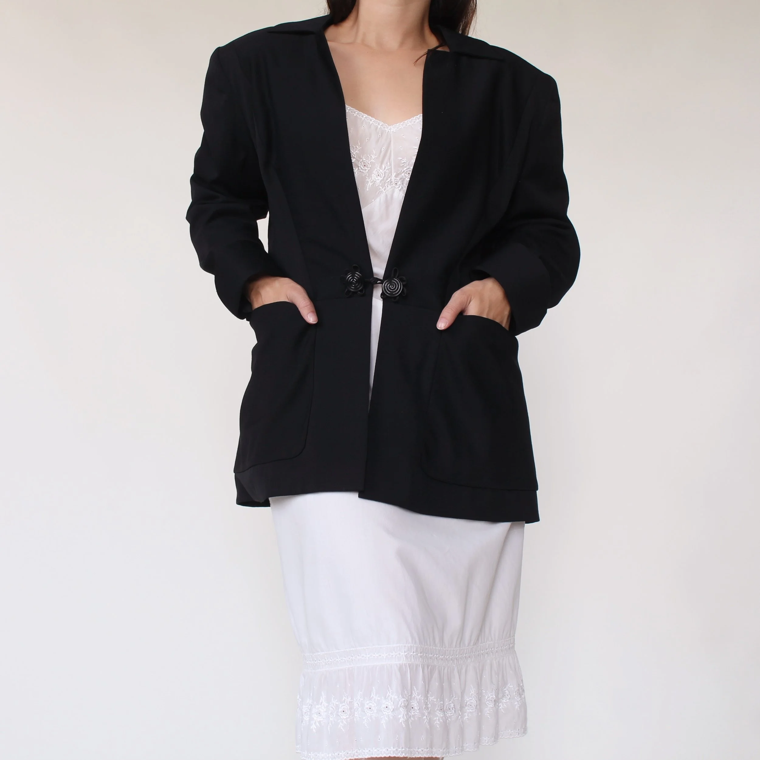 Vintage Norma Kamali Frog Closure Jacket