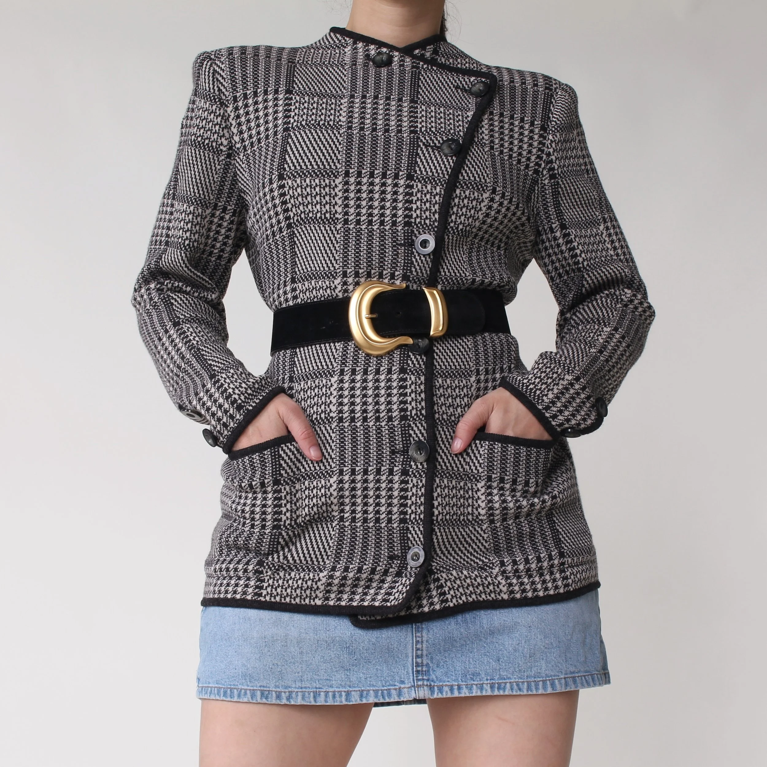 Vintage Valentino Wool Knit Jacket
