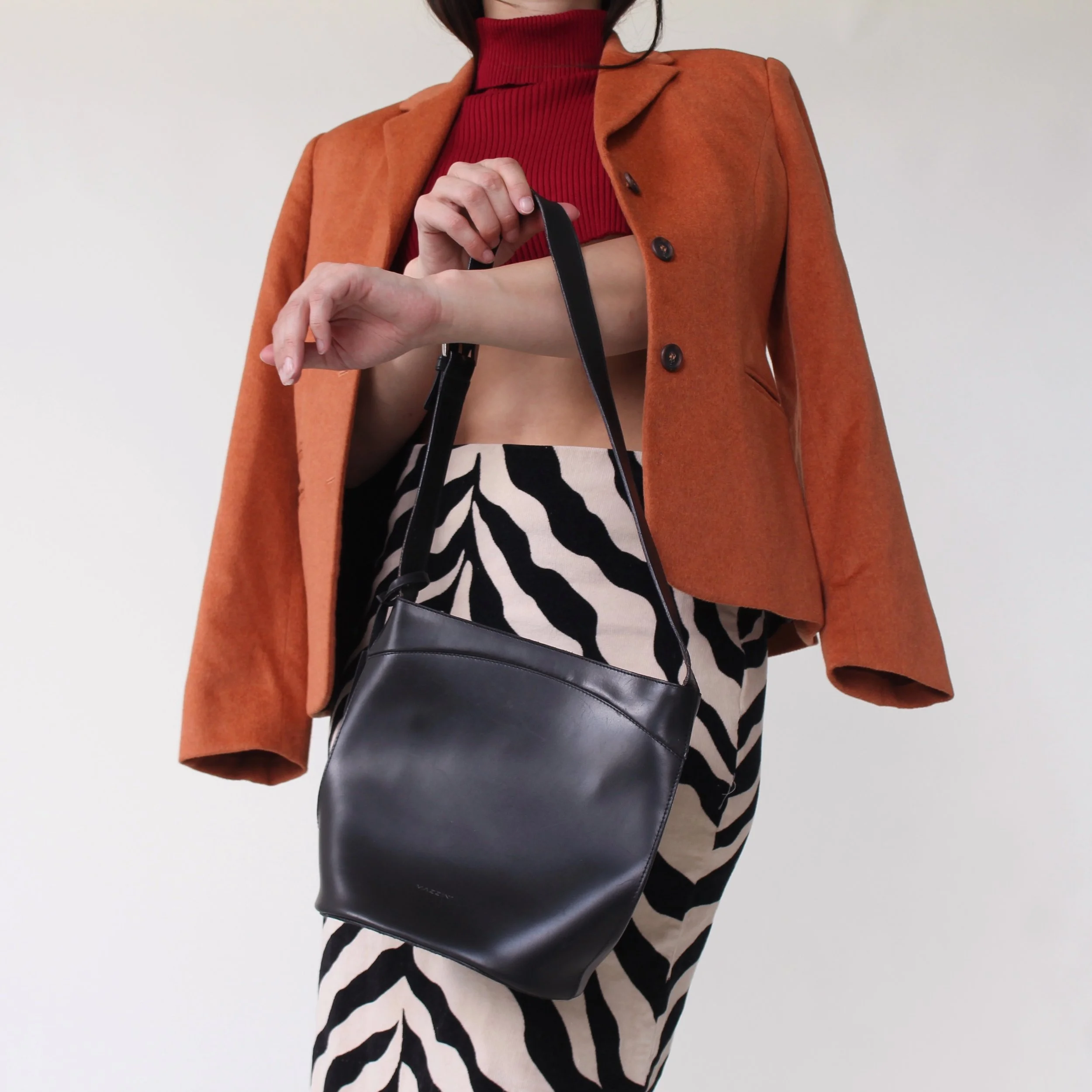 Vintage Mazzini Italian Leather Bag