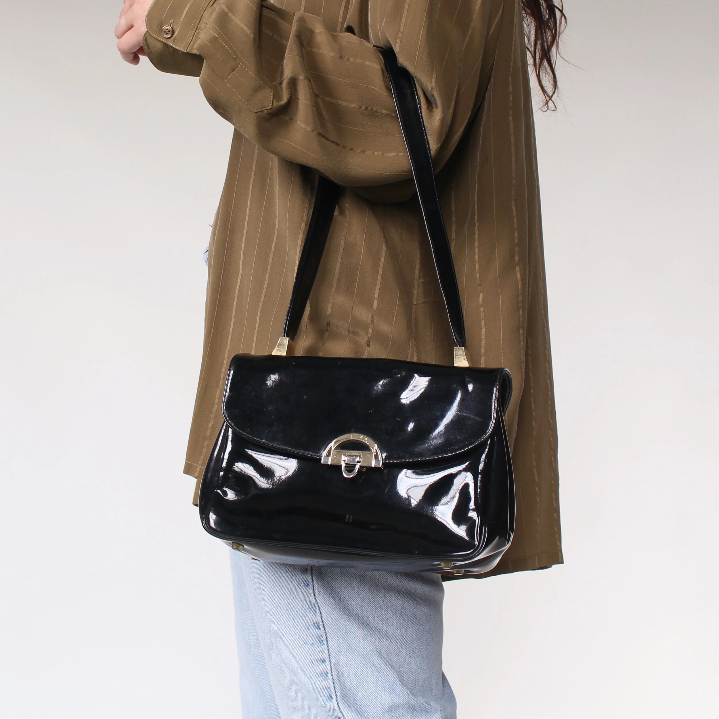 1960s Koret Patent Shoulder Bag