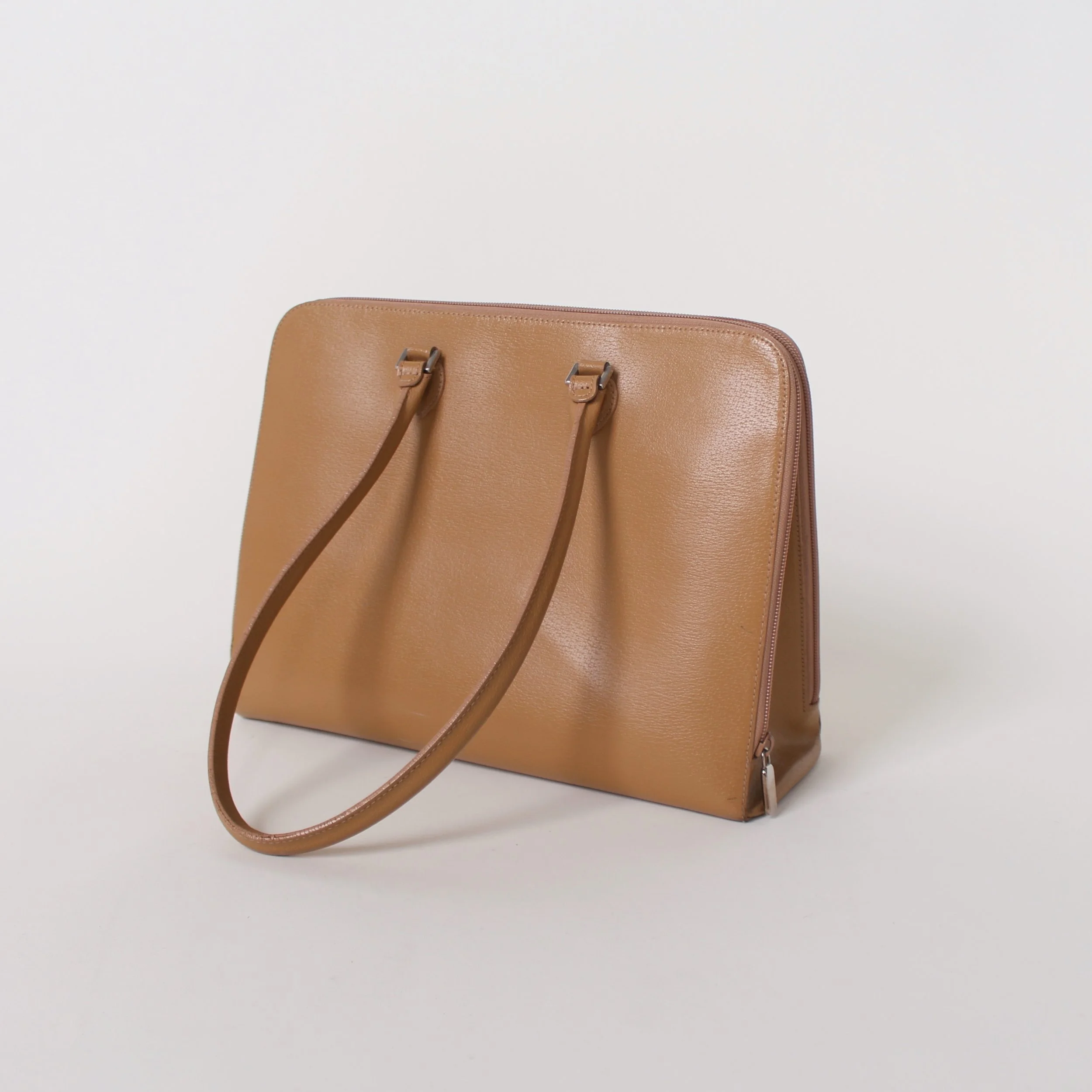 Vintage Furla Caramel Leather Bag