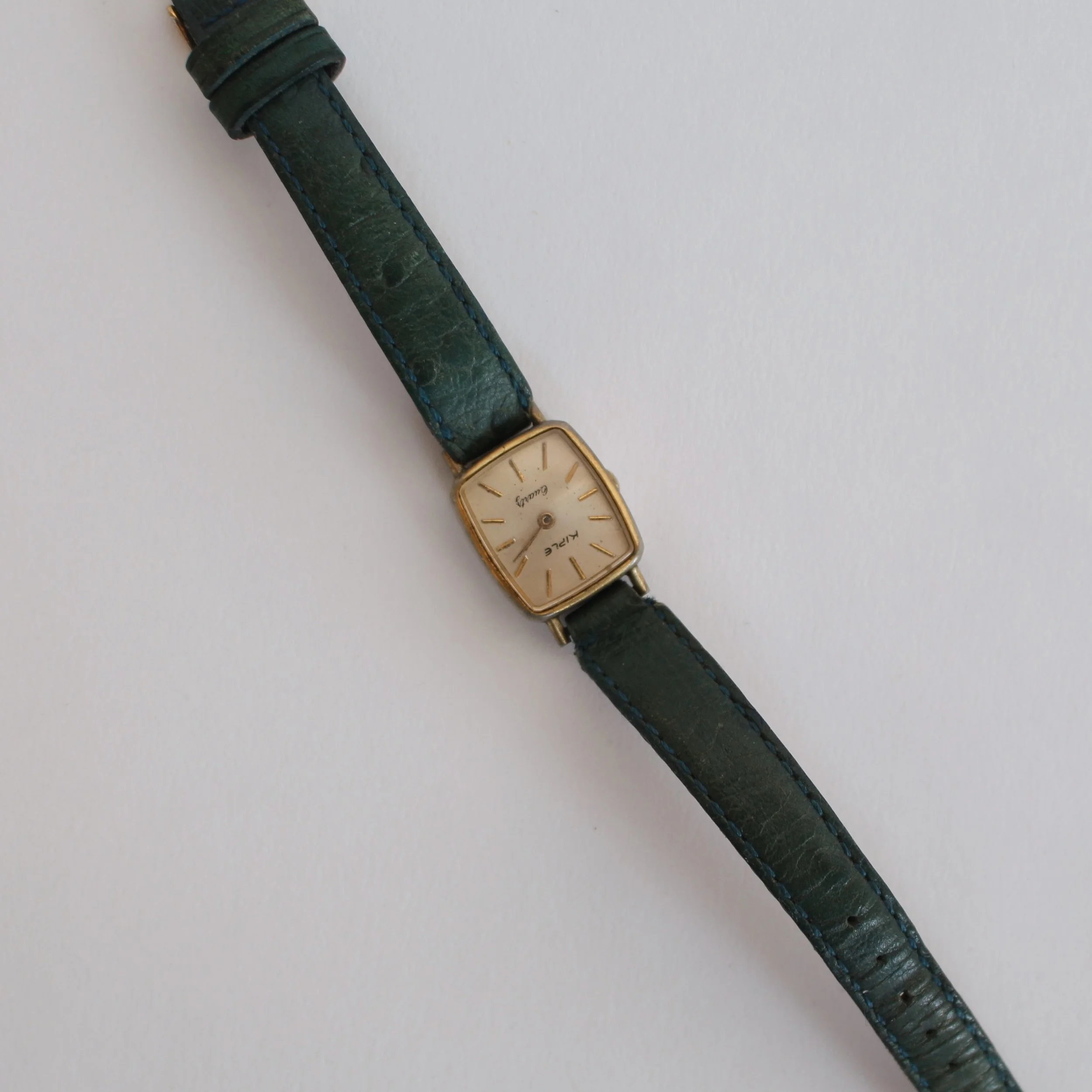 Vintage Evergreen Gold Tone Watch