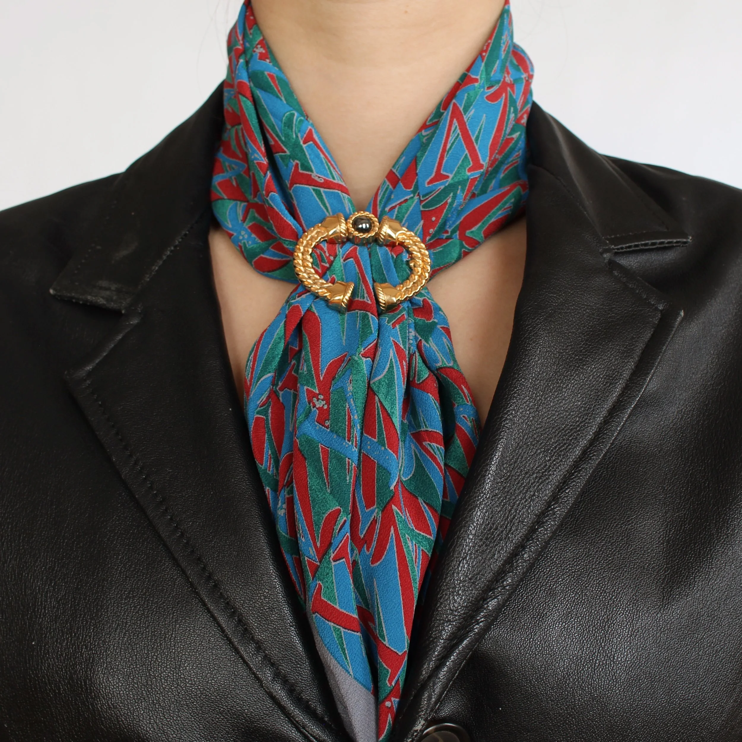 Vintage Malka Paris Scarf Slide