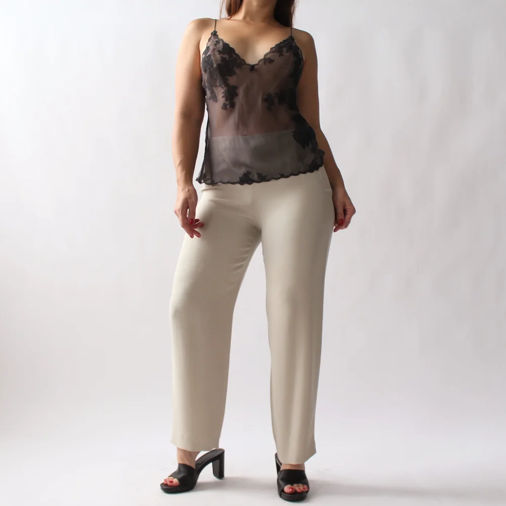 Vintage Giorgio Armani Silk Pants - W30 — Wornable