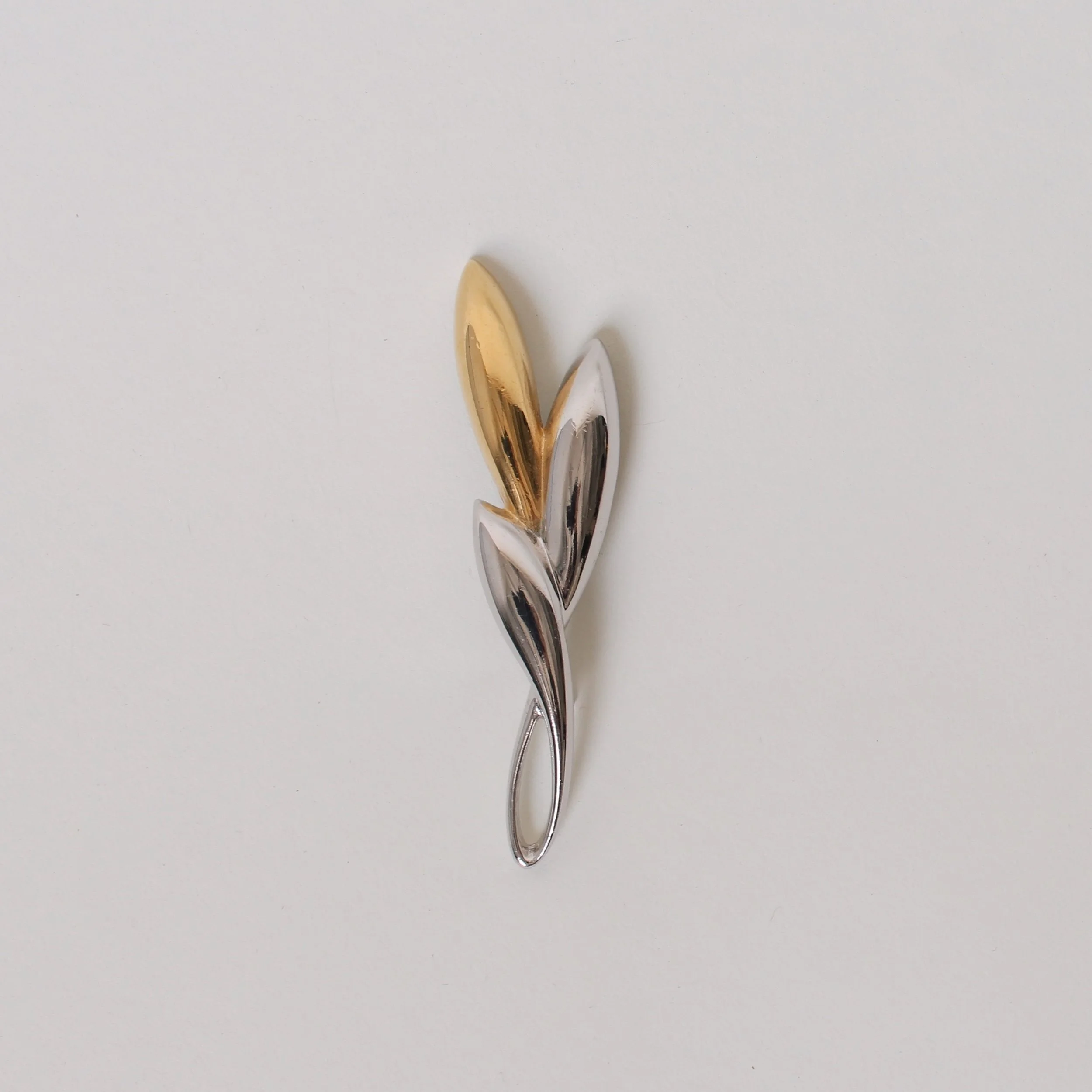 Vintage Monet Two Tone Bouquet Brooch