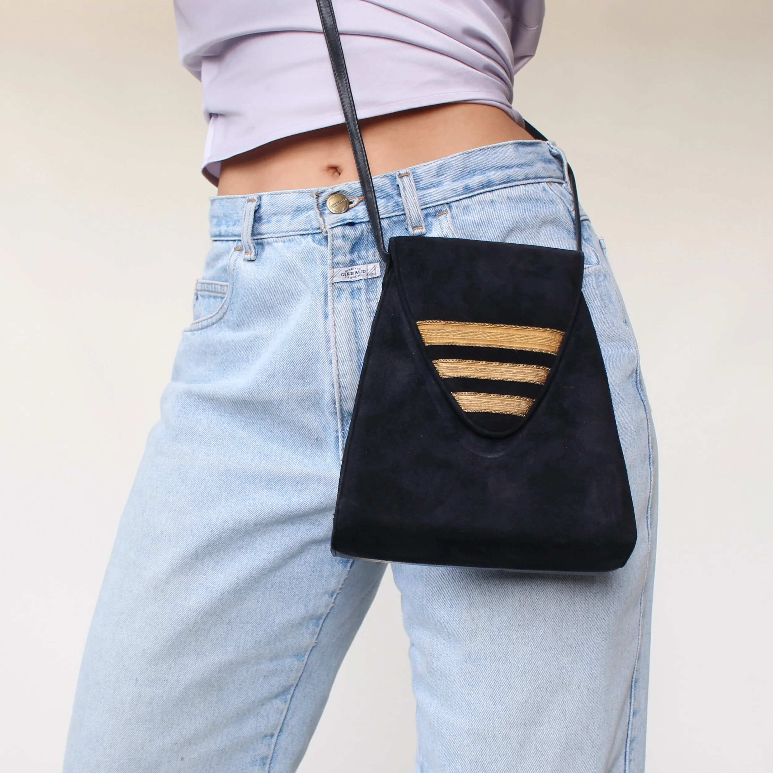 Vintage Galo Italian Leather Bell Bag