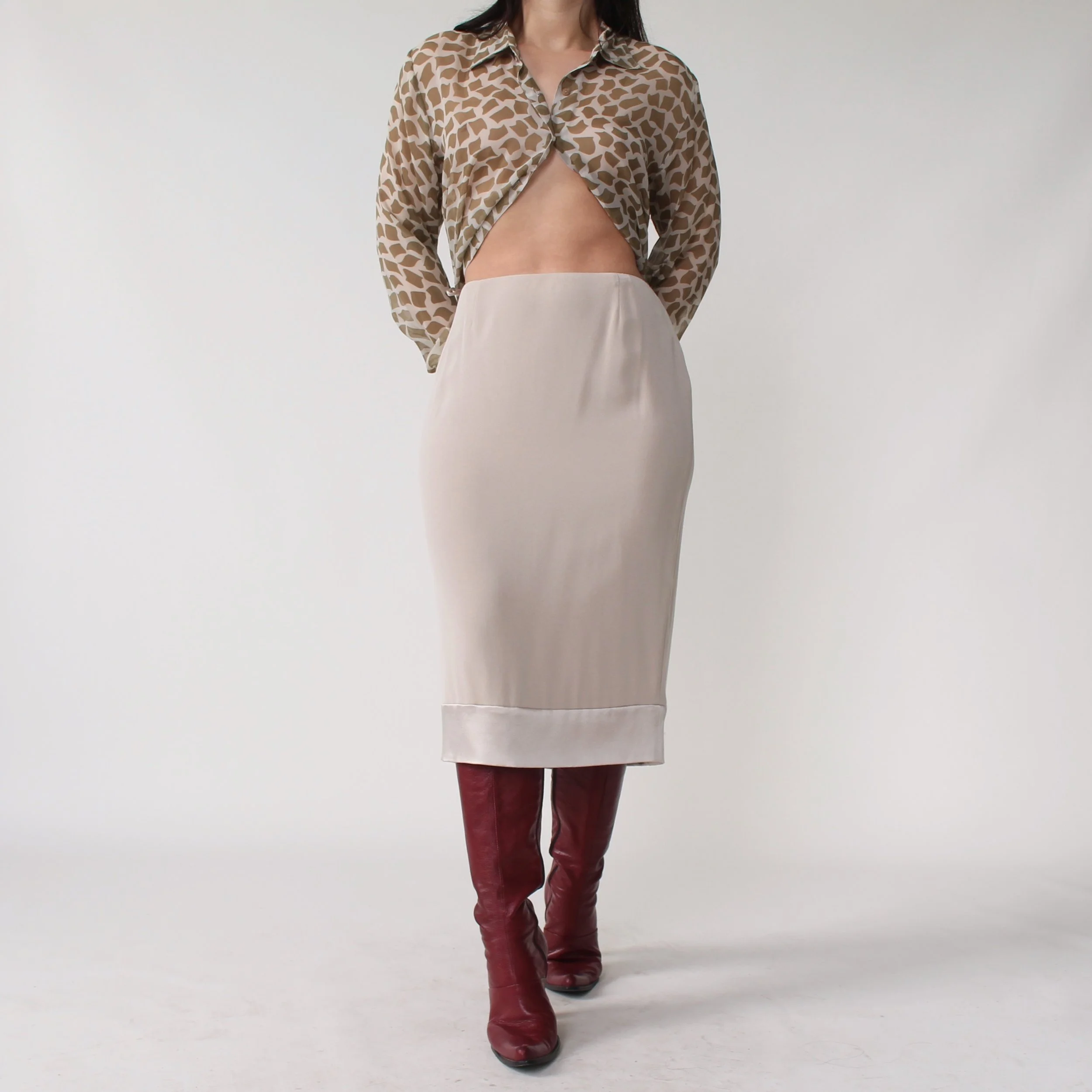 2006 St. John Silk Skirt - W30