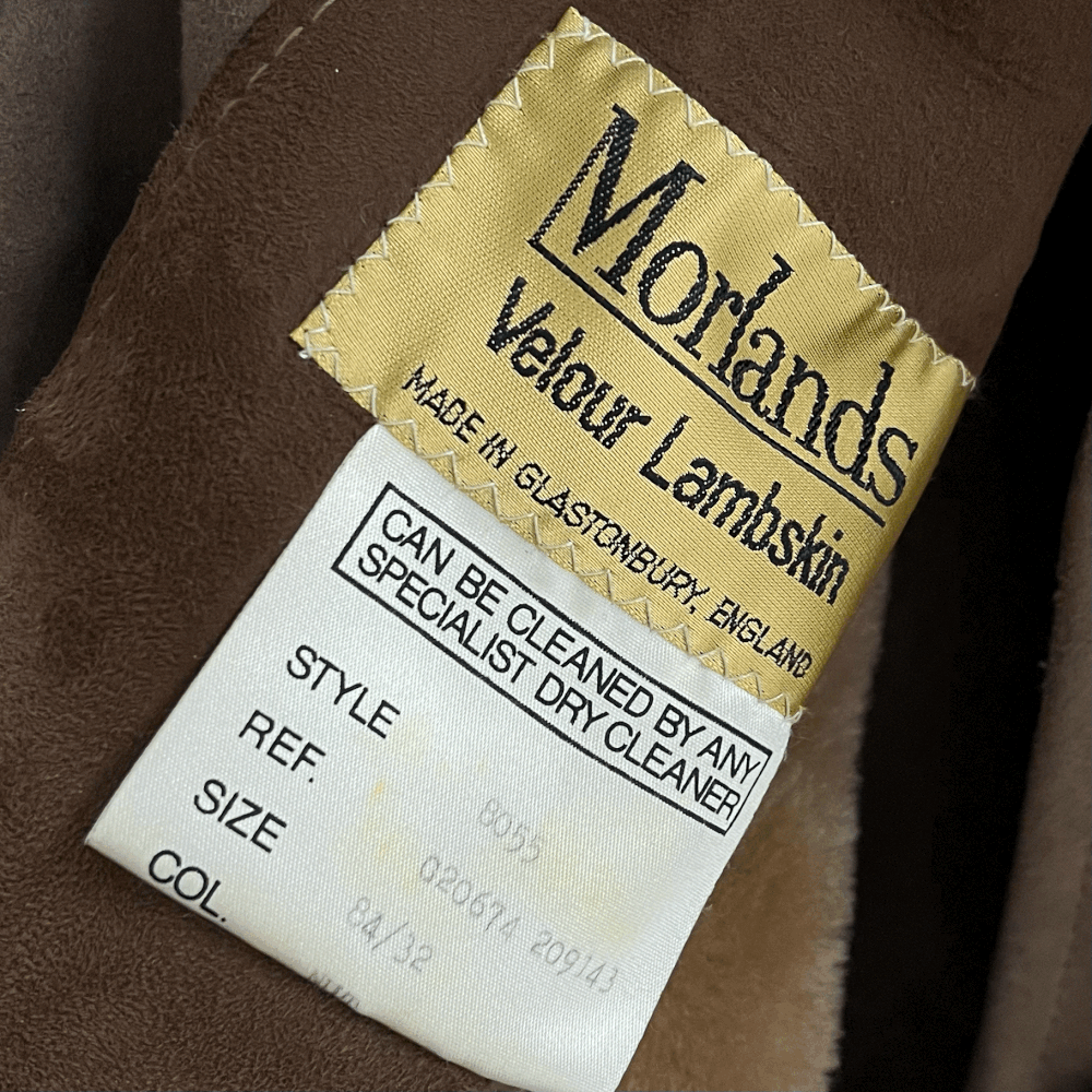 ◆【Morlands】◆超最高級ラムムートンジャケット◆USED◆XL◆ Vintage Morlands Shearling Coat — Wornable