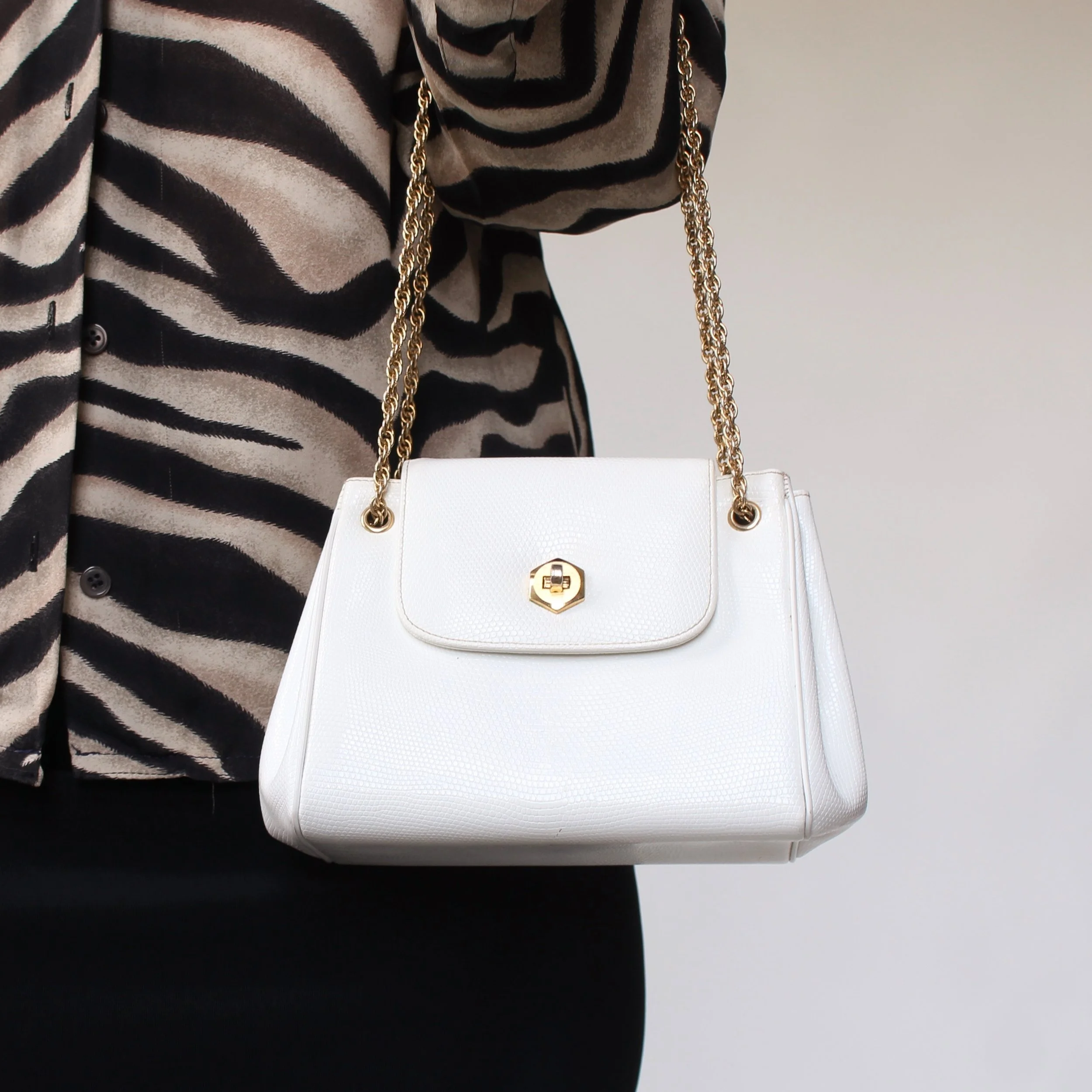 60s Susan Gail Structured Leather Bag