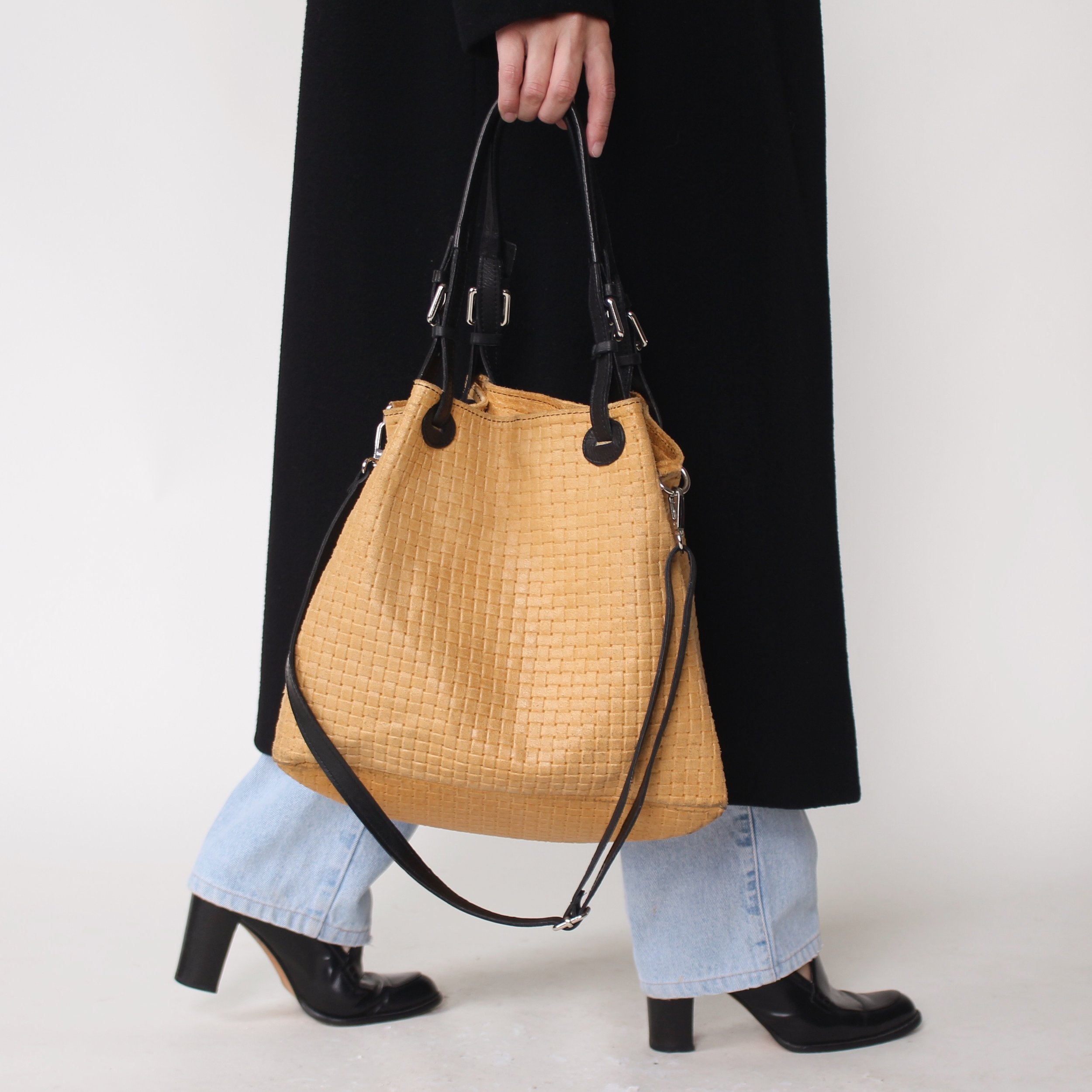 Vintage Roberta Rossi Italian Leather Bag