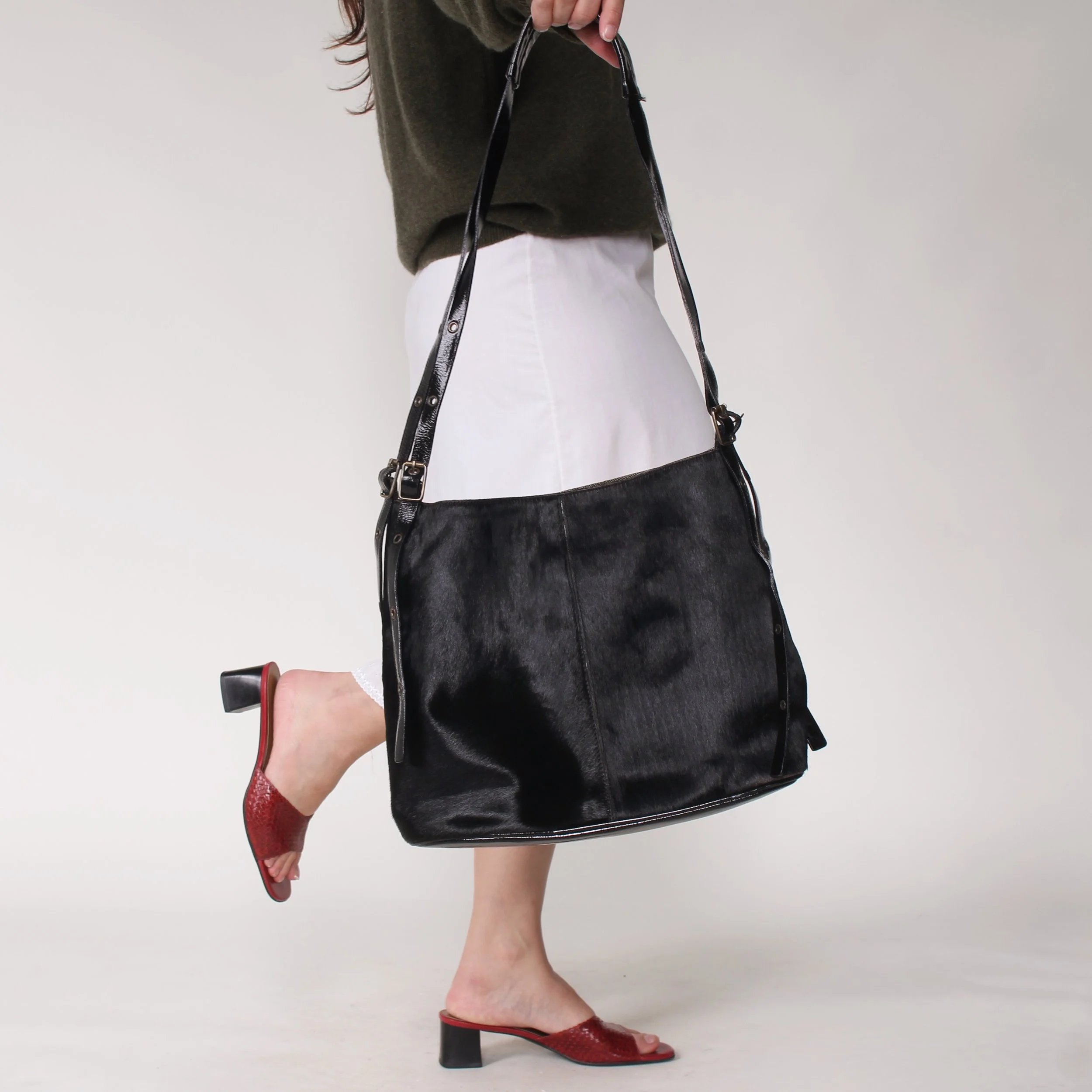 Vintage Plinio Visona Pony Hair Bag
