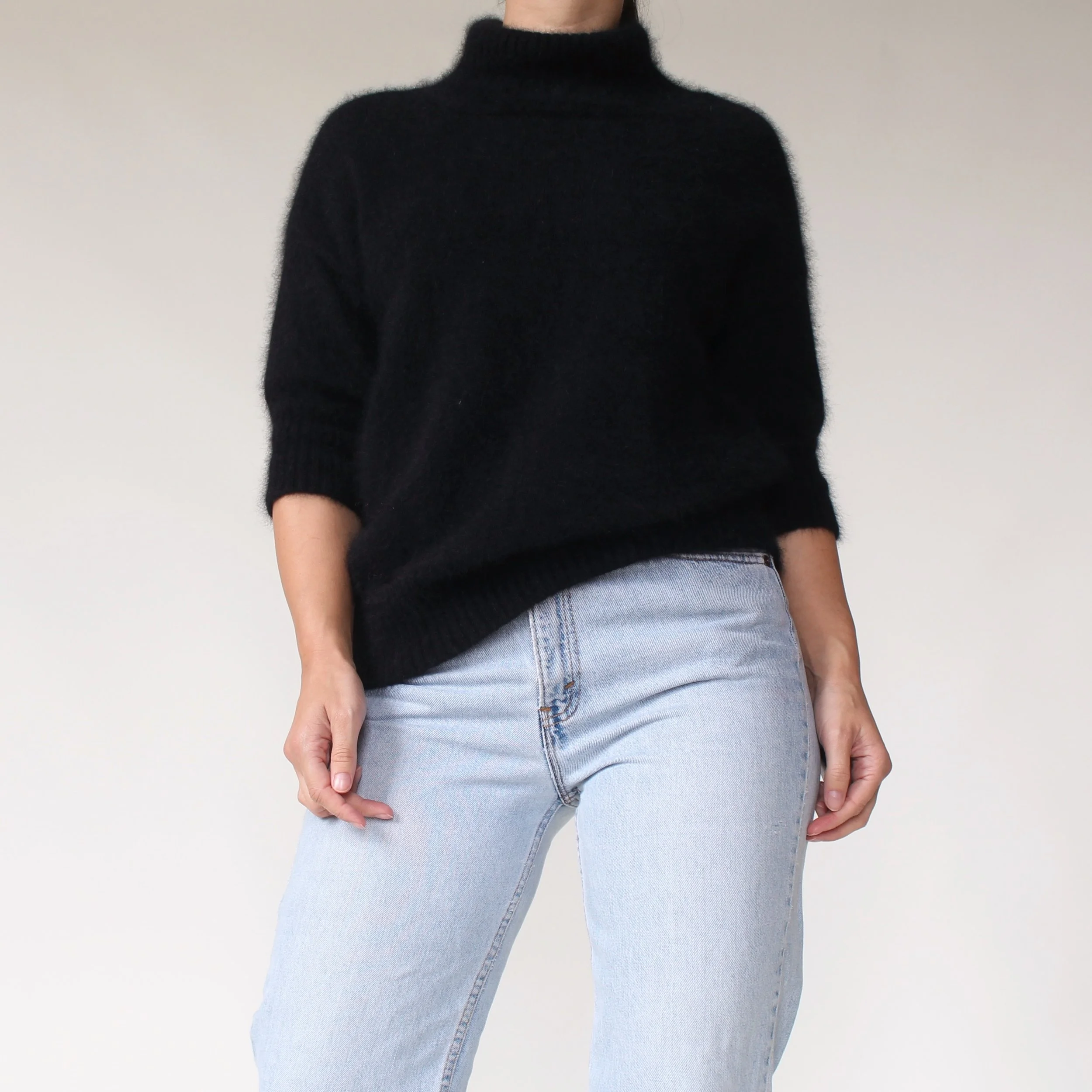 90s Max Mara Fluffy Angora Top