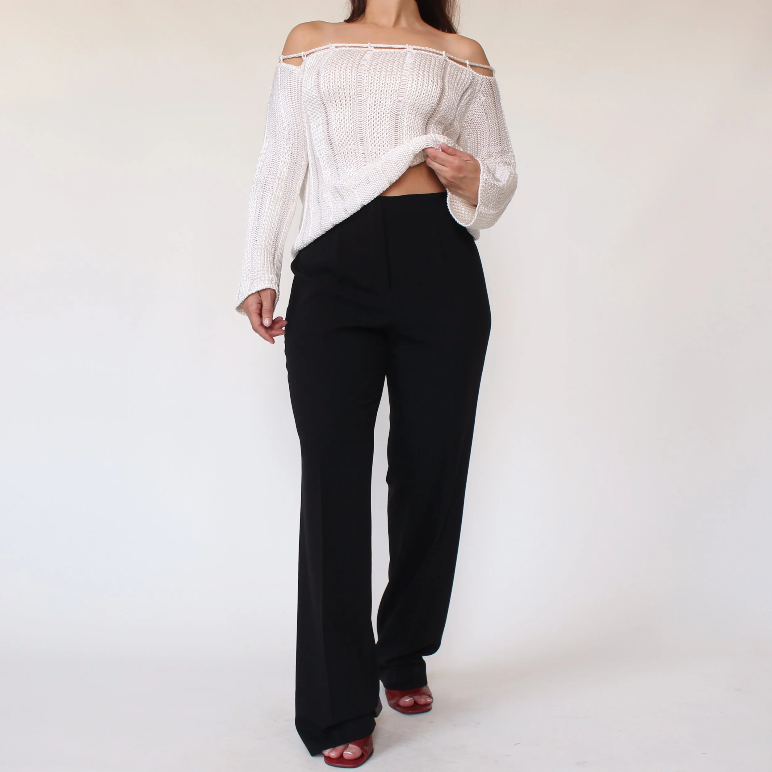 2000s Piazza Sempione Wool Trousers - W35