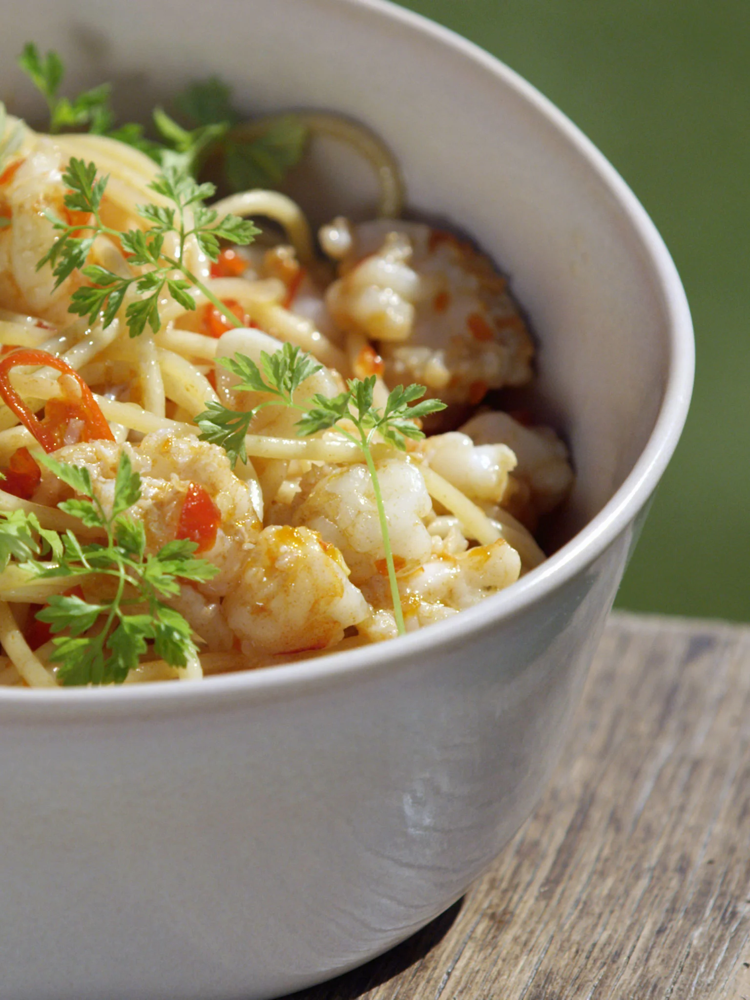 Prawn and Chilli Pasta