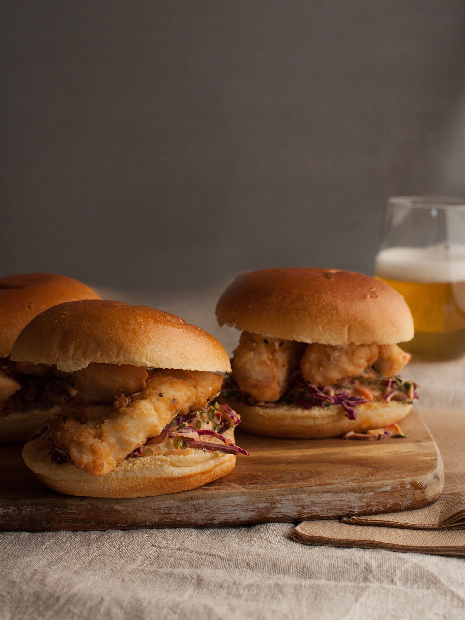Popcorn Chicken Sliders