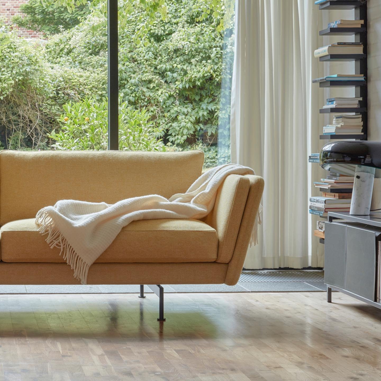 Introducing Grasp Sofa at @3daysofdesign. The design is Scandinavian, modern and pure - A new interpretation of the mid-century Danish design sofas. The distinct and architectural clean silhouette of the sofa is contrasted by the soft and rounded cus