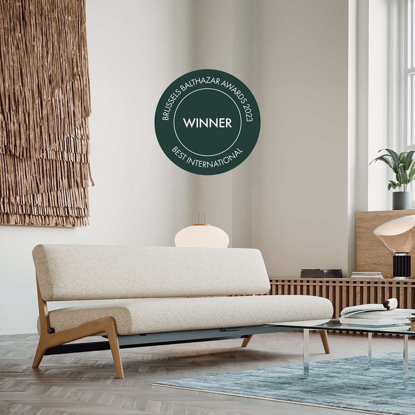 We are proud to announce that Nolis Daybed has won the Brussels Balthazar Award 2023 in the category Best International. 

Nolis Daybed is designed for @innovationliving