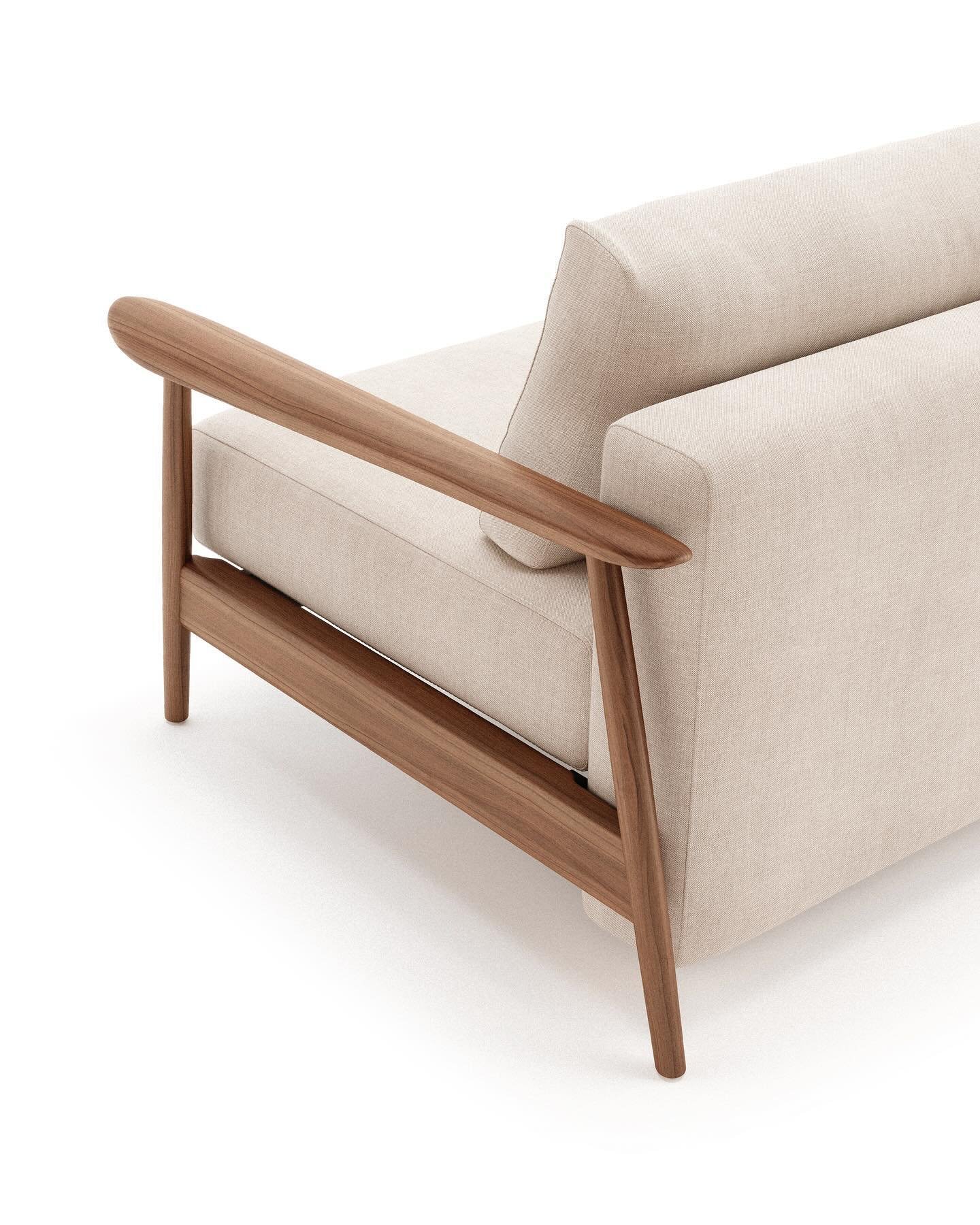 Caluma arm designed for Innovation Living. This design is deeply influenced by our Danish heritage, with a strong emphasis on woodworking and aesthetic principles. During the design process, our priority was to craft an armrest that is both functiona