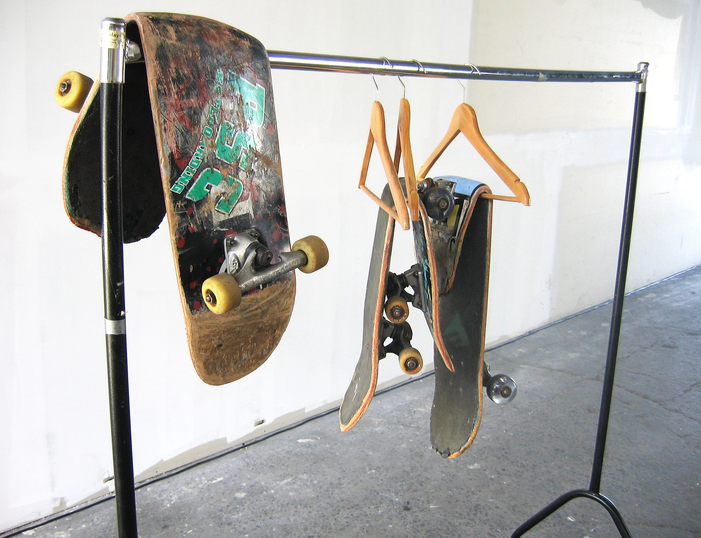   Skateboard Series , 2008 Skateboard, Mixed Media Dimensions Variable   Motor 08 , curated by Jason Waterhouse, Docklands 